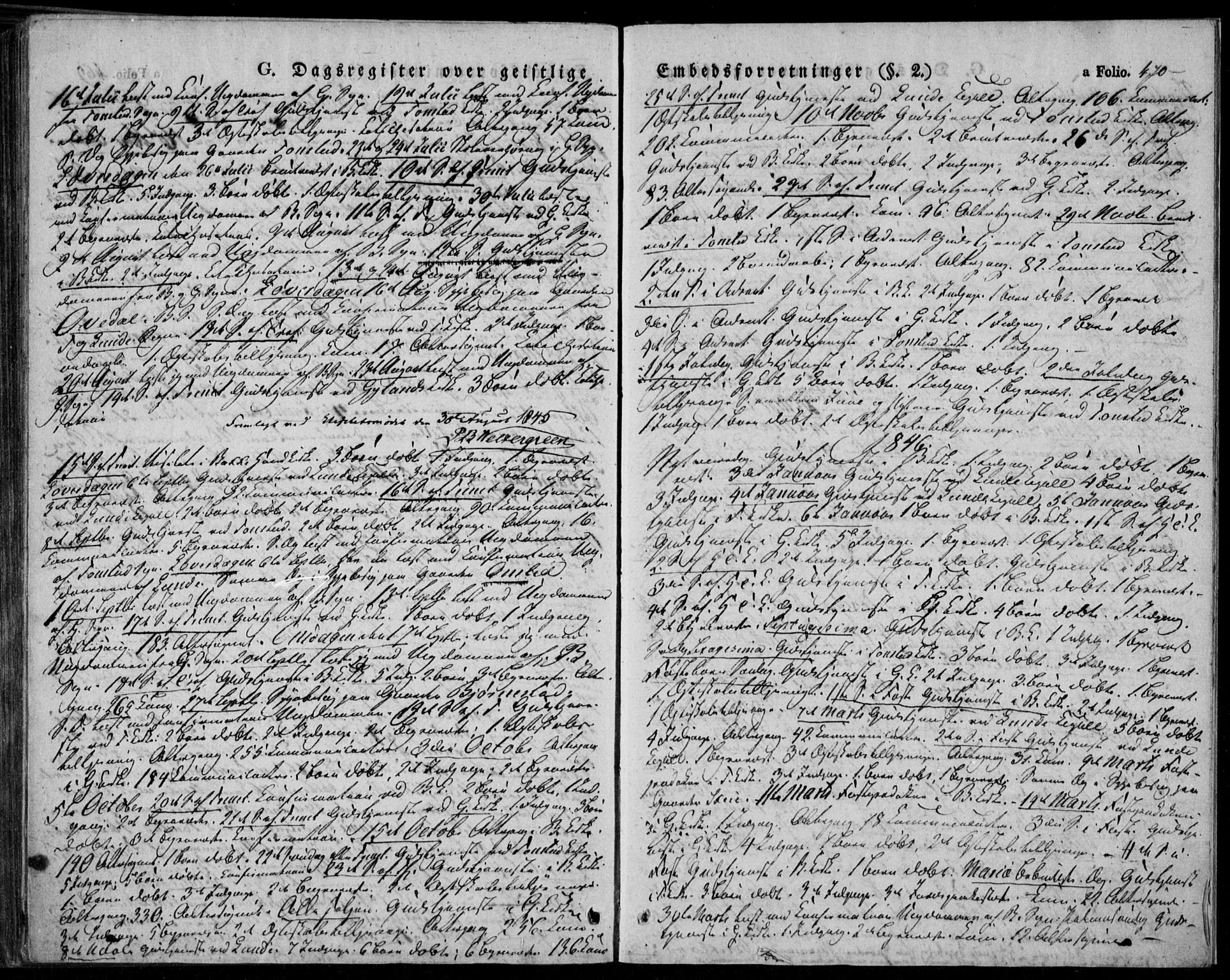 Bakke sokneprestkontor, AV/SAK-1111-0002/F/Fa/Faa/L0004: Parish register (official) no. A 4, 1834-1846, p. 470