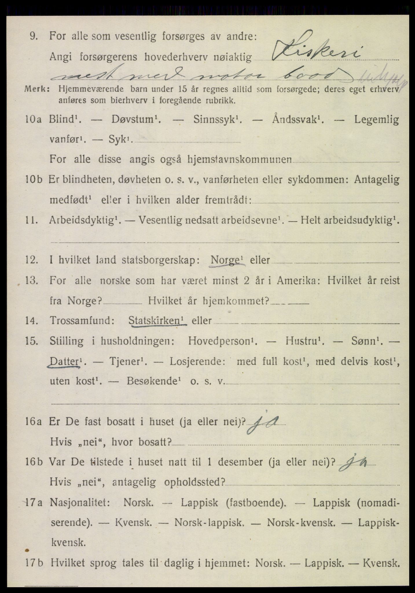 SAT, 1920 census for Herøy, 1920, p. 5905