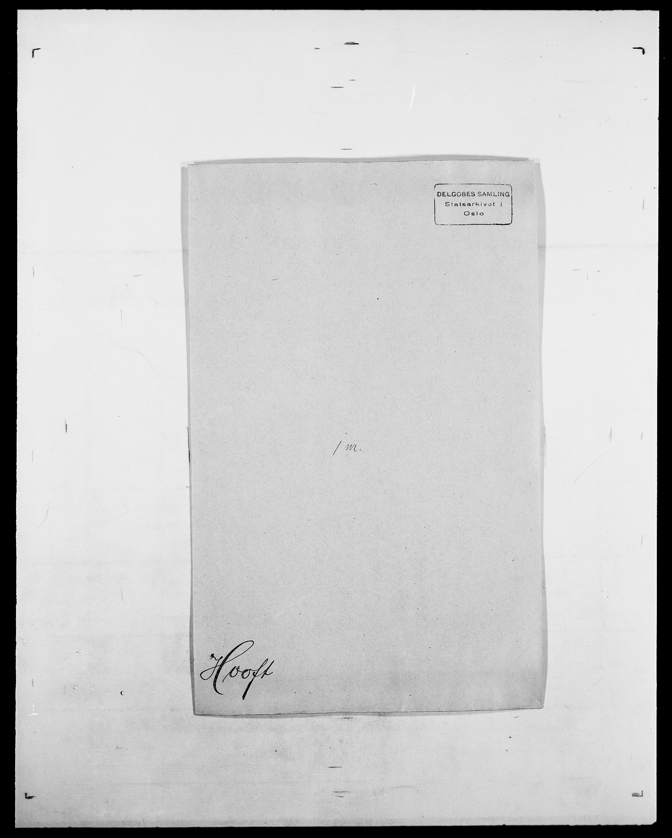 Delgobe, Charles Antoine - samling, SAO/PAO-0038/D/Da/L0018: Hoch - Howert, p. 899