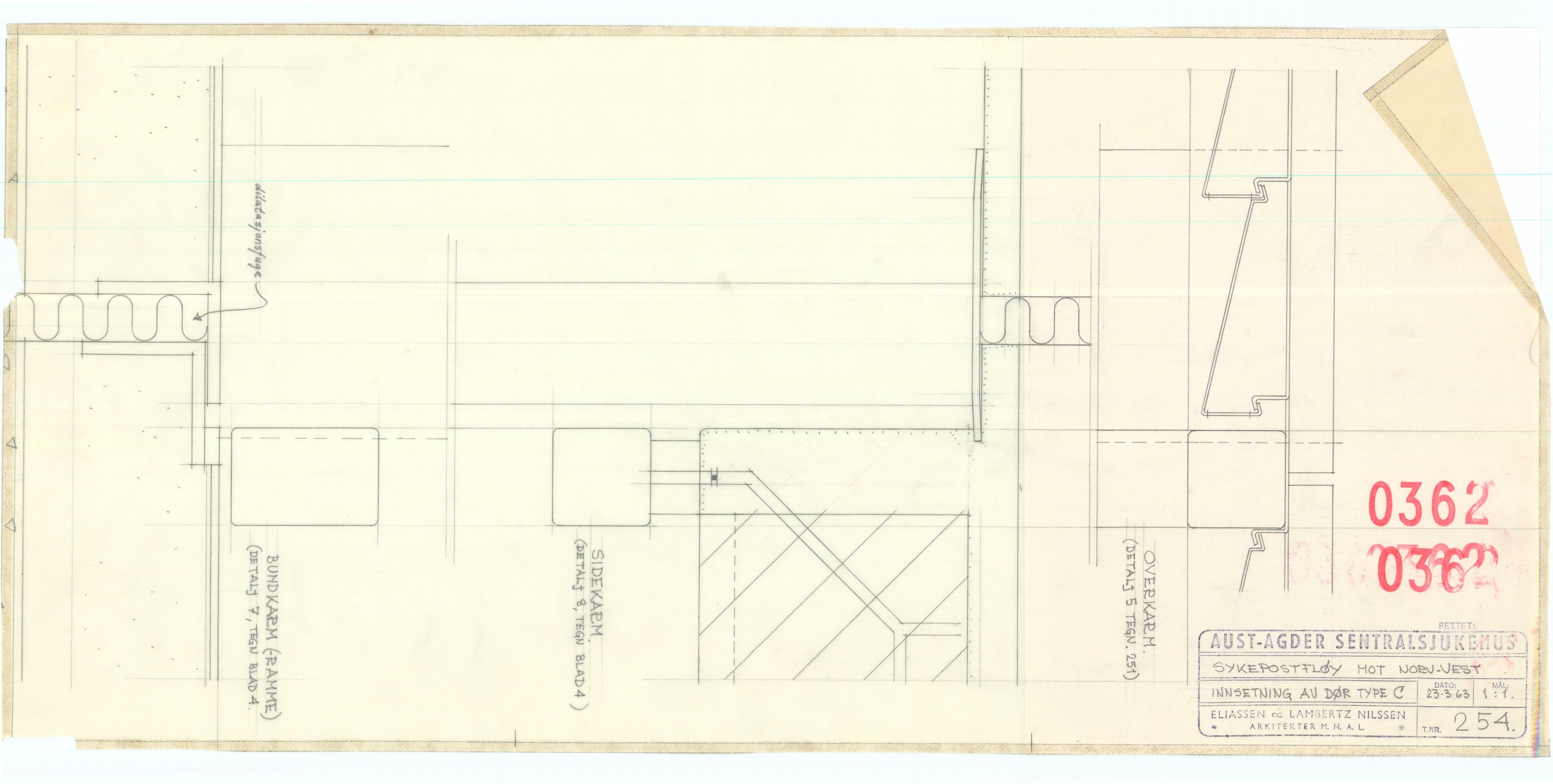 Eliassen og Lambertz-Nilssen Arkitekter, AAKS/PA-2983/T/T01/L0002: Tegningskogger 0362, 1960-1966, p. 10