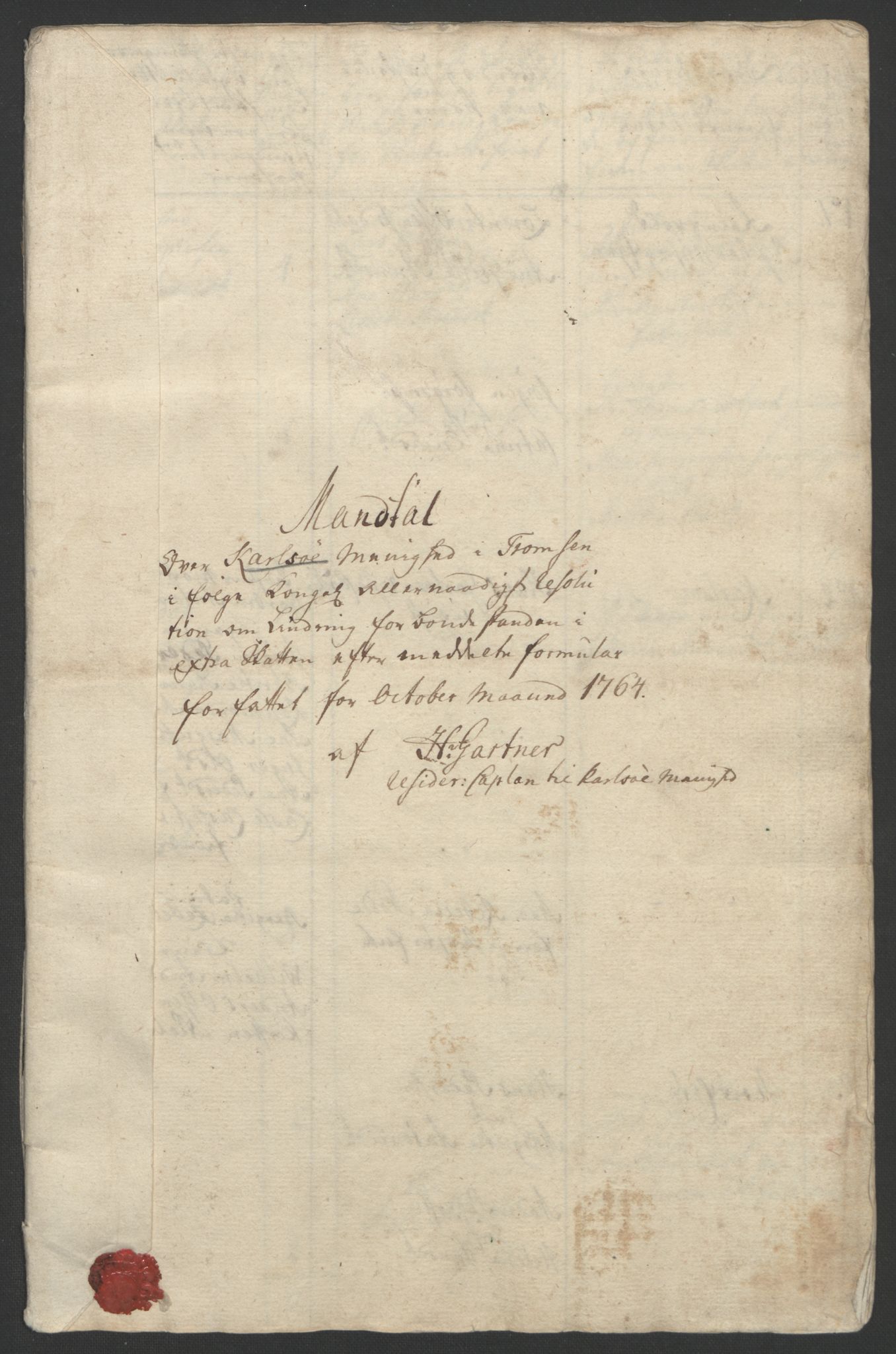 Rentekammeret inntil 1814, Realistisk ordnet avdeling, RA/EA-4070/Ol/L0022b: [Gg 10]: Ekstraskatten, 23.09.1762. Senja og Troms, 1765-1768, p. 87