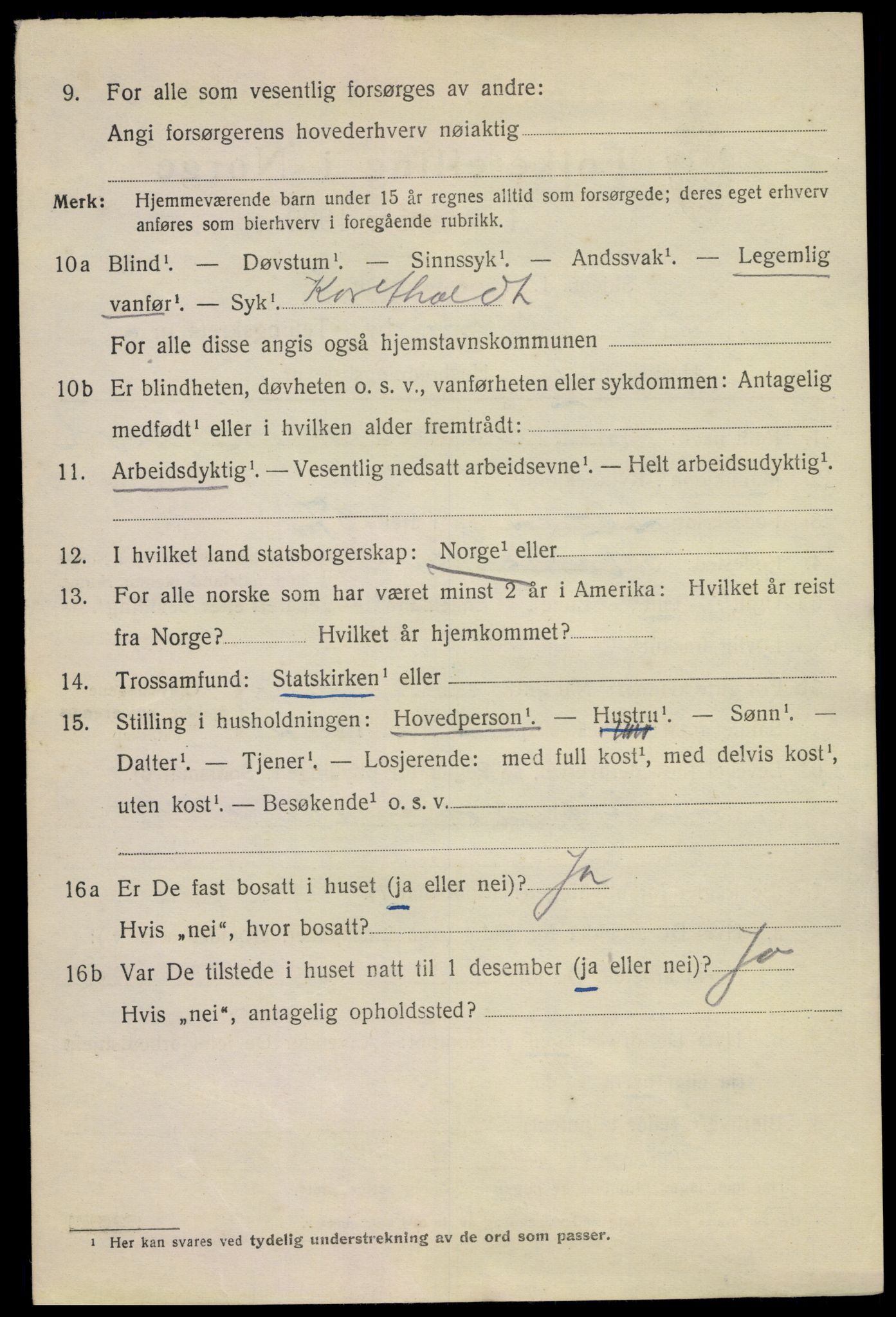 SAKO, 1920 census for Sandefjord, 1920, p. 6557