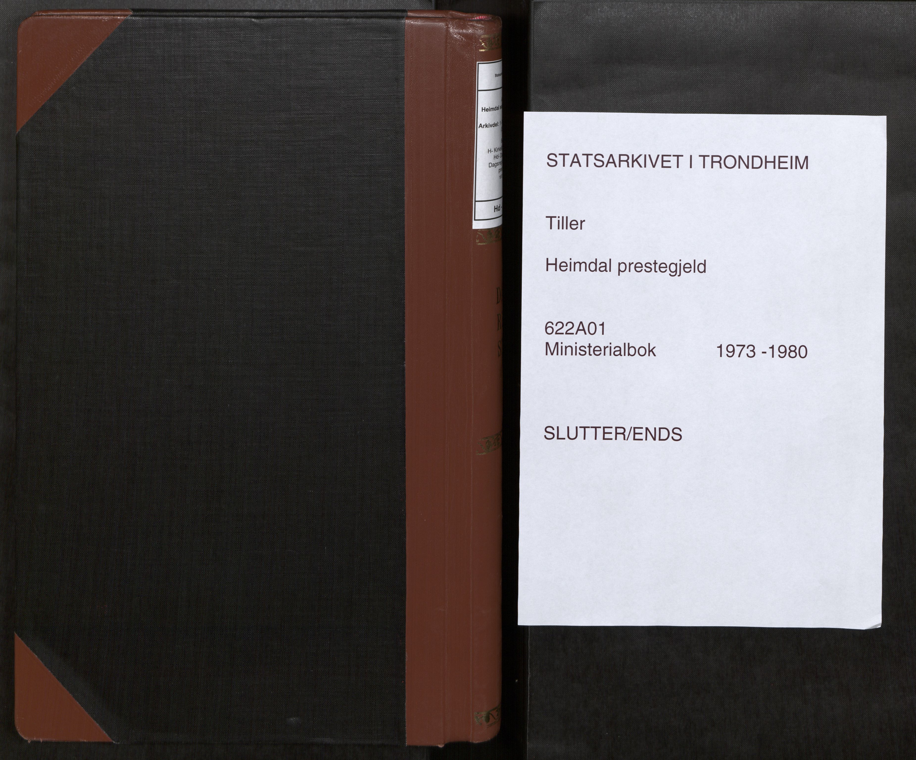 Heimdal sokneprestkontor, AV/SAT-A-1533/1/H/Hd/L0001: Diary records no. 1, 1973-1980