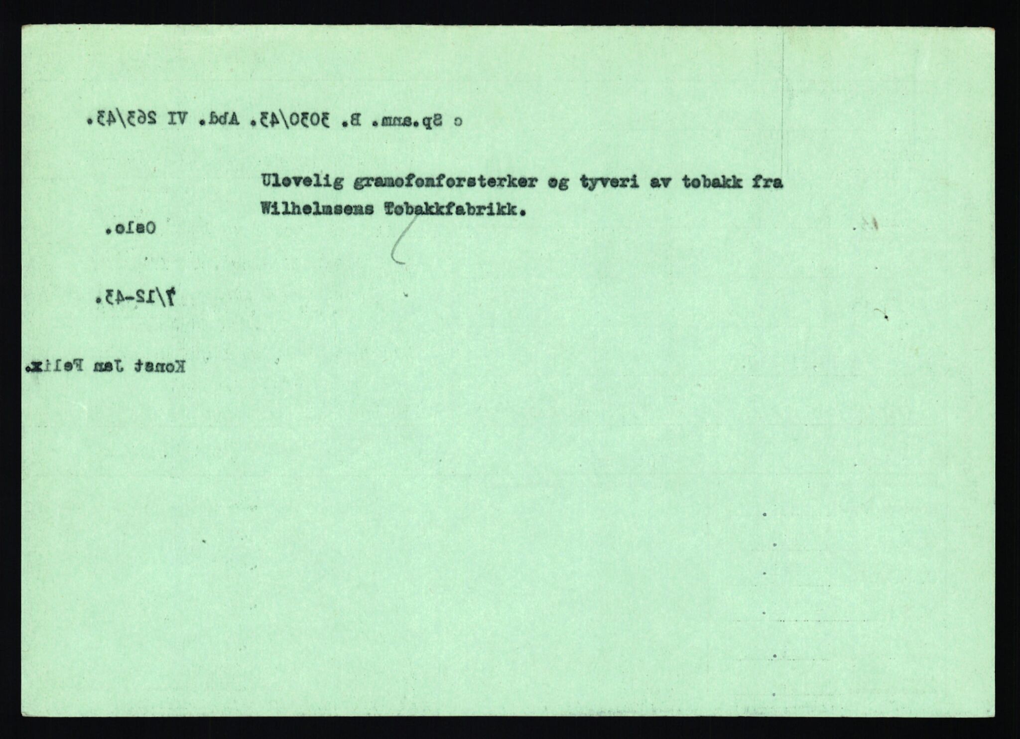 Statspolitiet - Hovedkontoret / Osloavdelingen, AV/RA-S-1329/C/Ca/L0004: Eid - funn av gjenstander	, 1943-1945, p. 346