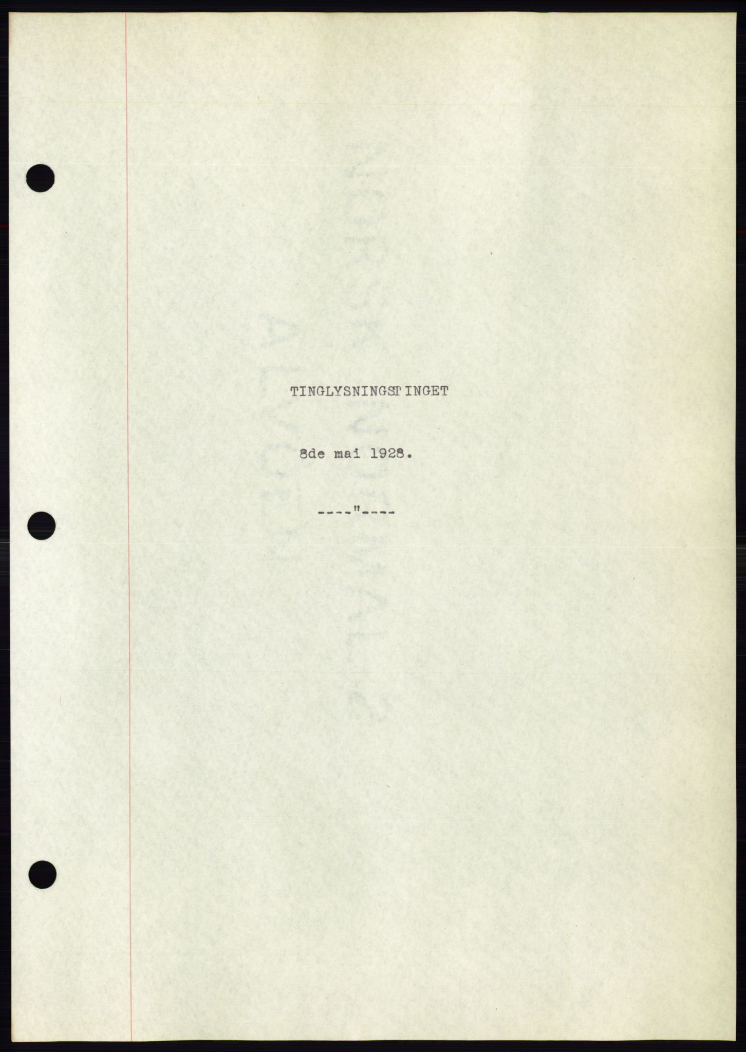 Ålesund byfogd, AV/SAT-A-4384: Mortgage book no. 24, 1928-1929, Deed date: 08.05.1928