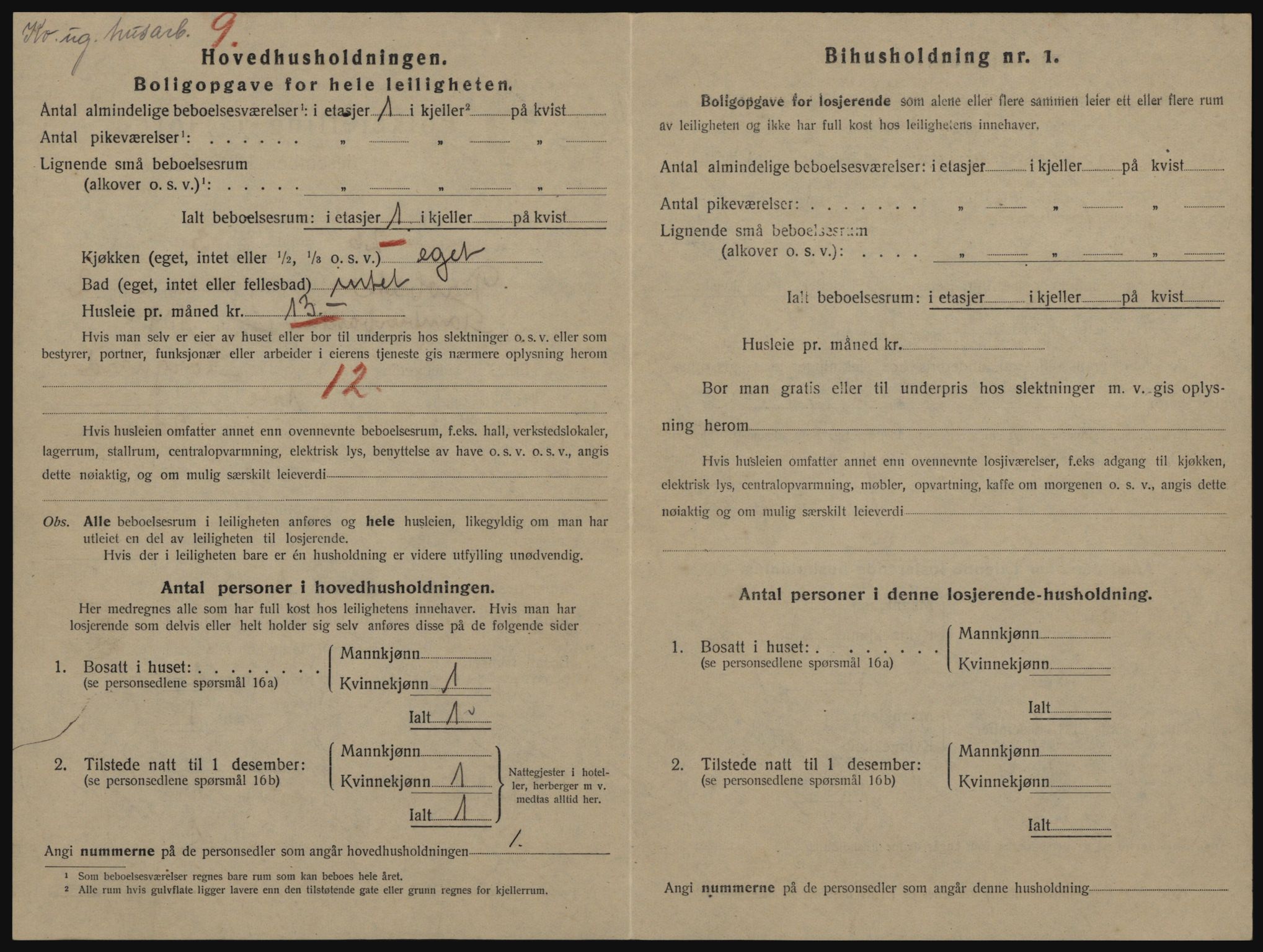 SAO, 1920 census for Drøbak, 1920, p. 1032