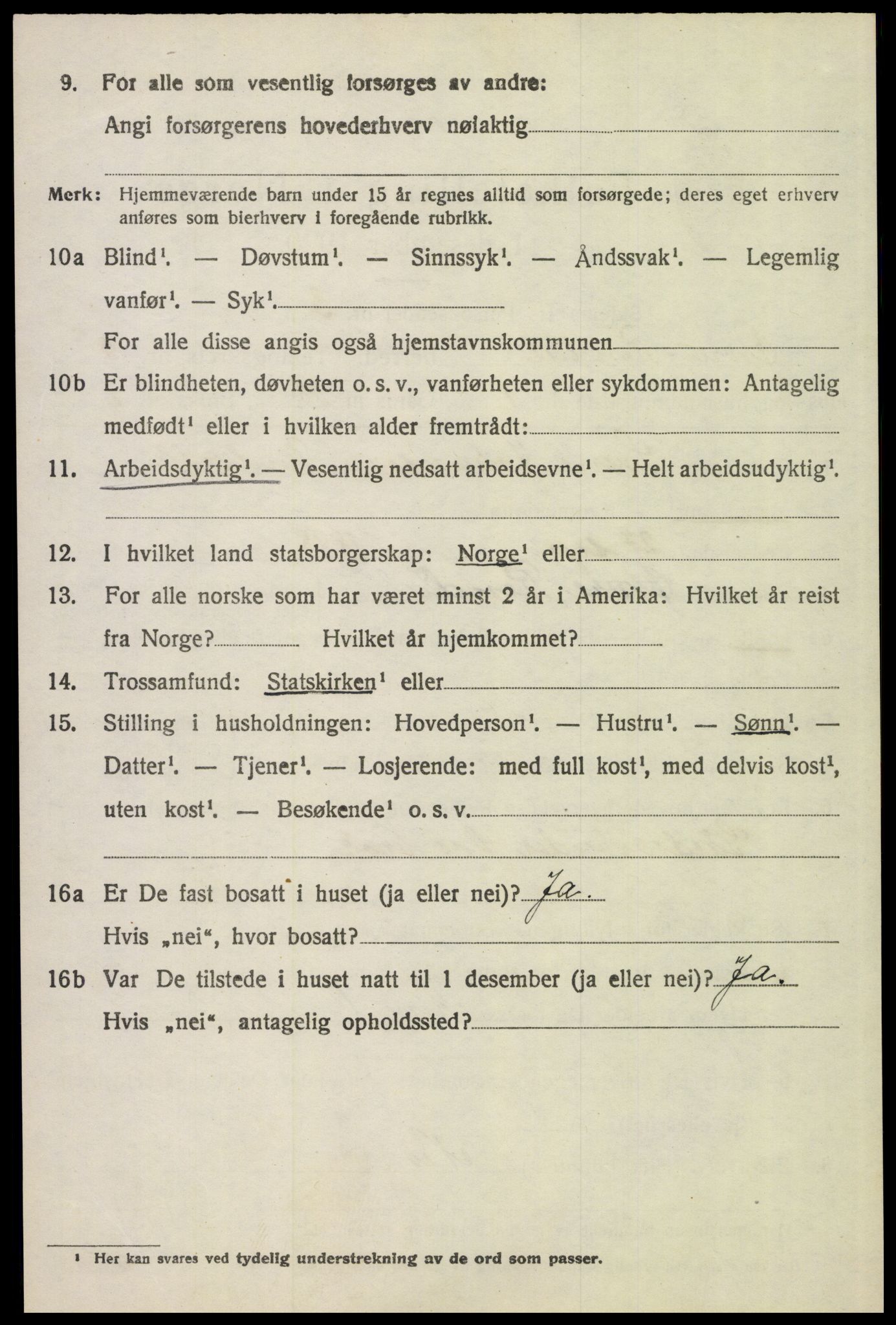 SAH, 1920 census for Øvre Rendal, 1920, p. 2052