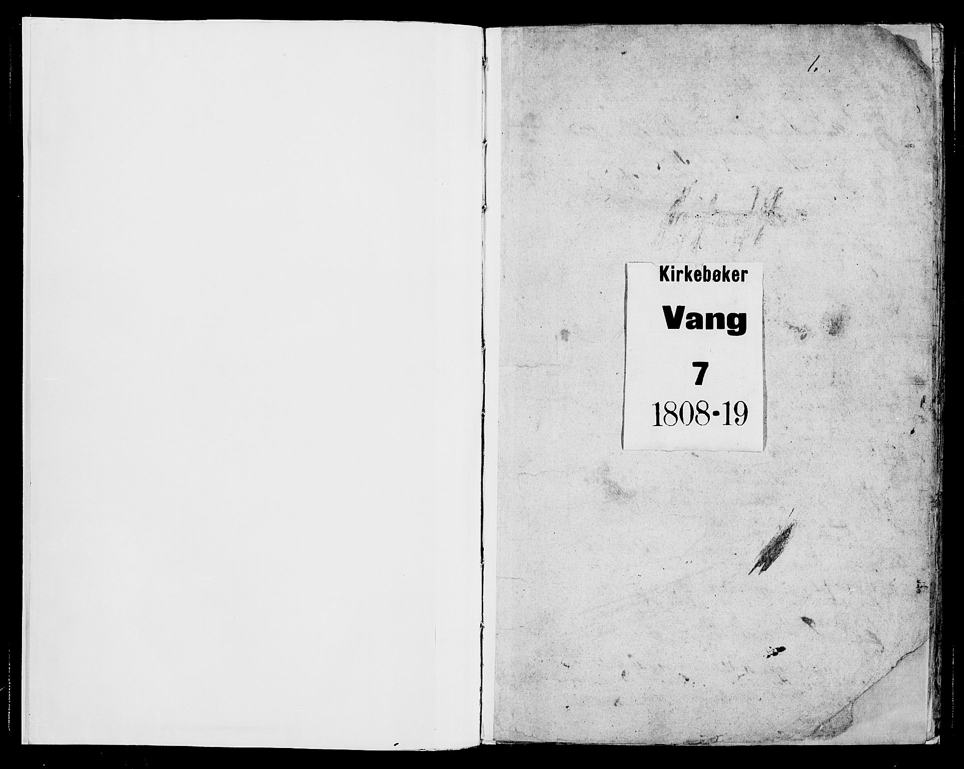 Vang prestekontor, Hedmark, SAH/PREST-008/H/Ha/Hab/L0003: Parish register (copy) no. 3, 1808-1819, p. 1