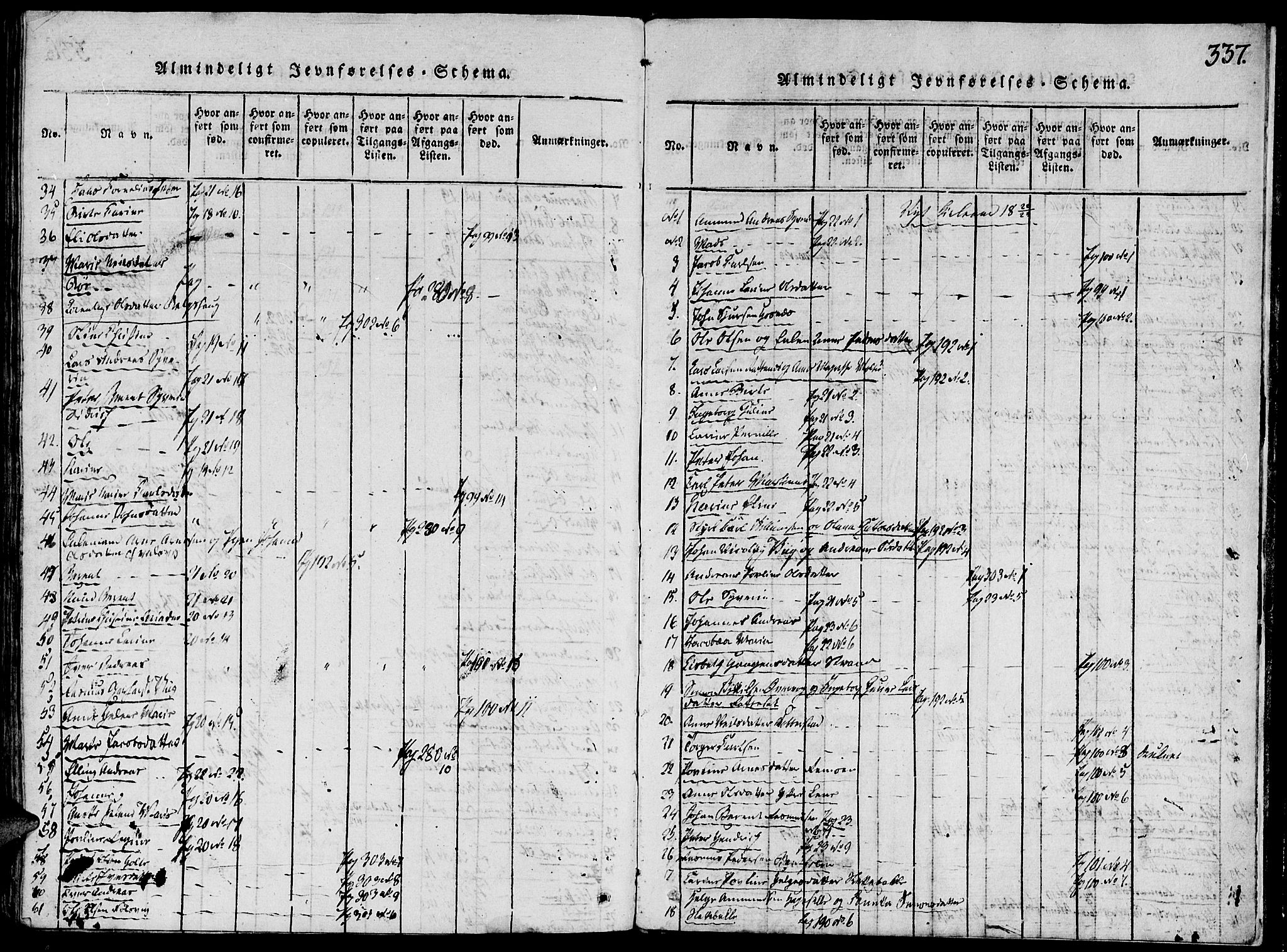 Ministerialprotokoller, klokkerbøker og fødselsregistre - Møre og Romsdal, AV/SAT-A-1454/507/L0069: Parish register (official) no. 507A04, 1816-1841, p. 337