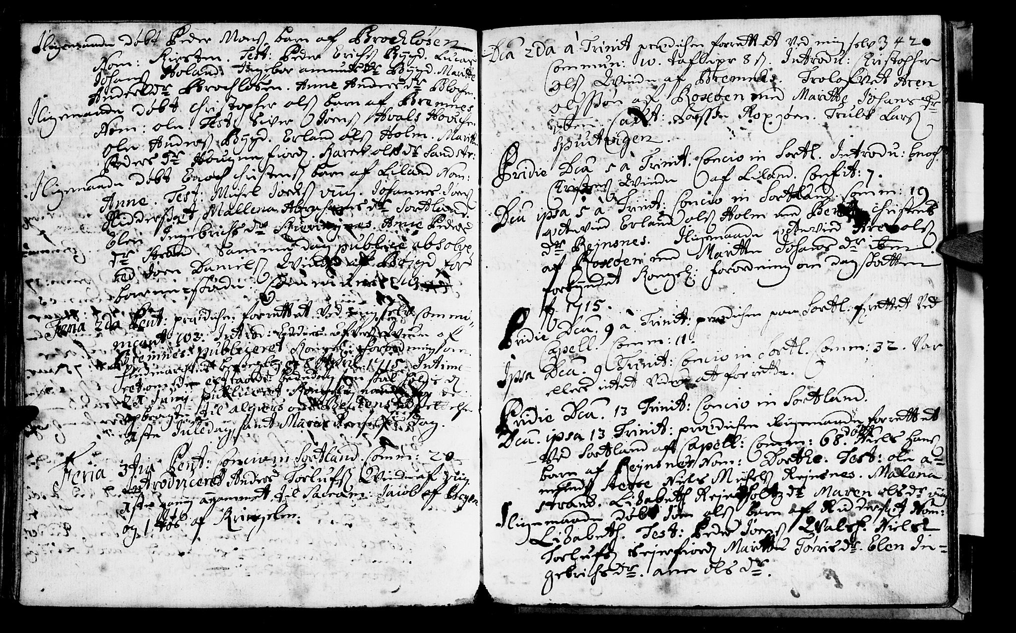 Ministerialprotokoller, klokkerbøker og fødselsregistre - Nordland, SAT/A-1459/888/L1231: Parish register (official) no. 888A01 /2, 1704-1729, p. 342