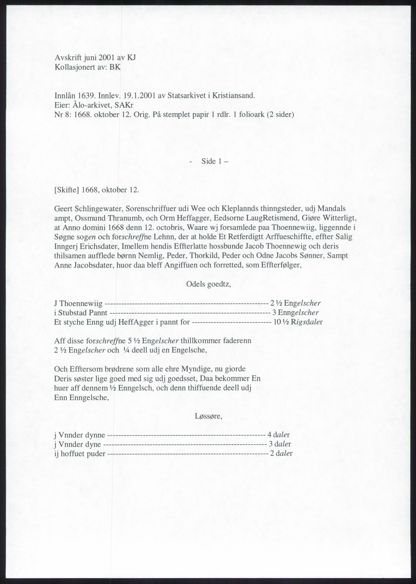 Samlinger til kildeutgivelse, Diplomavskriftsamlingen, RA/EA-4053/H/Ha, p. 471