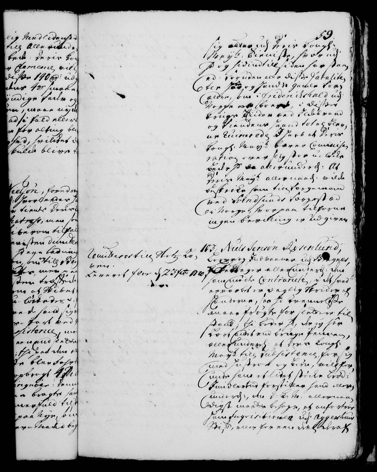 Rentekammeret, Kammerkanselliet, RA/EA-3111/G/Gh/Gha/L0001: Norsk ekstraktmemorialprotokoll, sak. 1-375 (merket RK 53.46), 1720, p. 59