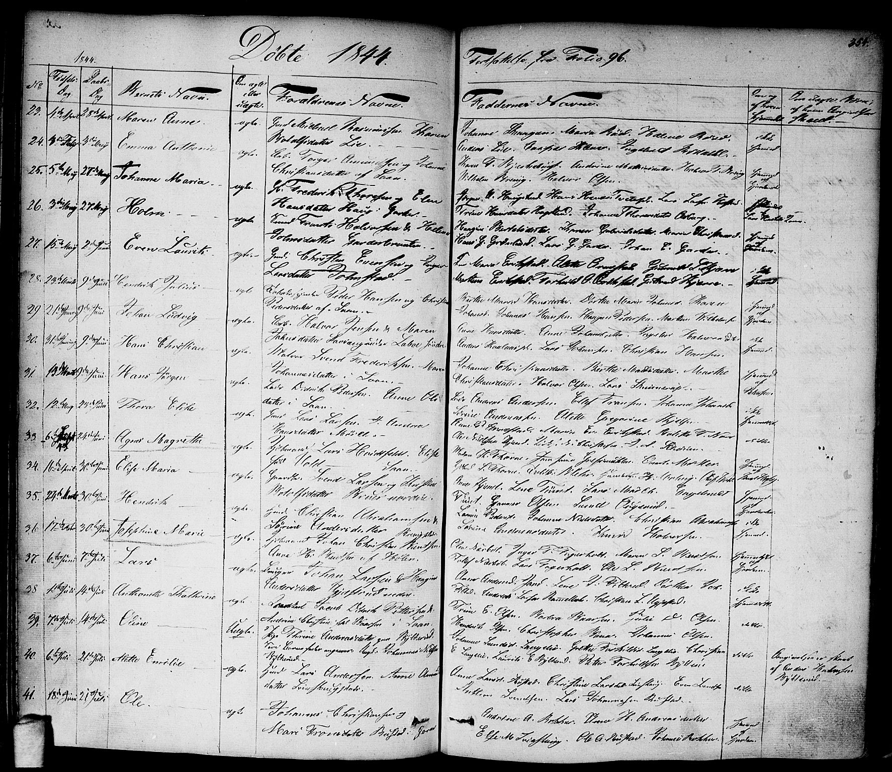 Vestby prestekontor Kirkebøker, AV/SAO-A-10893/F/Fa/L0006: Parish register (official) no. I 6, 1827-1849, p. 354