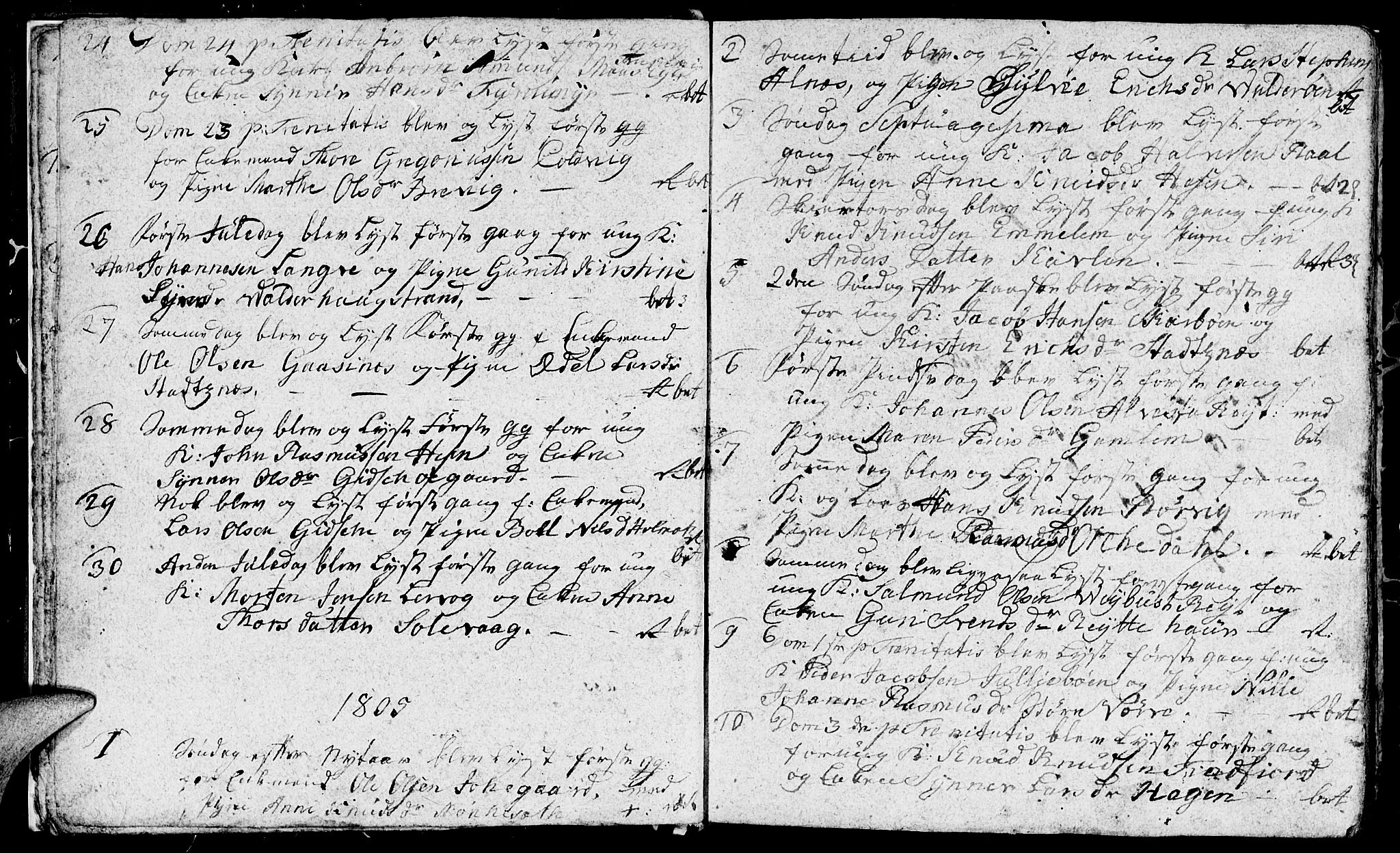 Ministerialprotokoller, klokkerbøker og fødselsregistre - Møre og Romsdal, SAT/A-1454/528/L0422: Parish register (copy) no. 528C03, 1801-1825