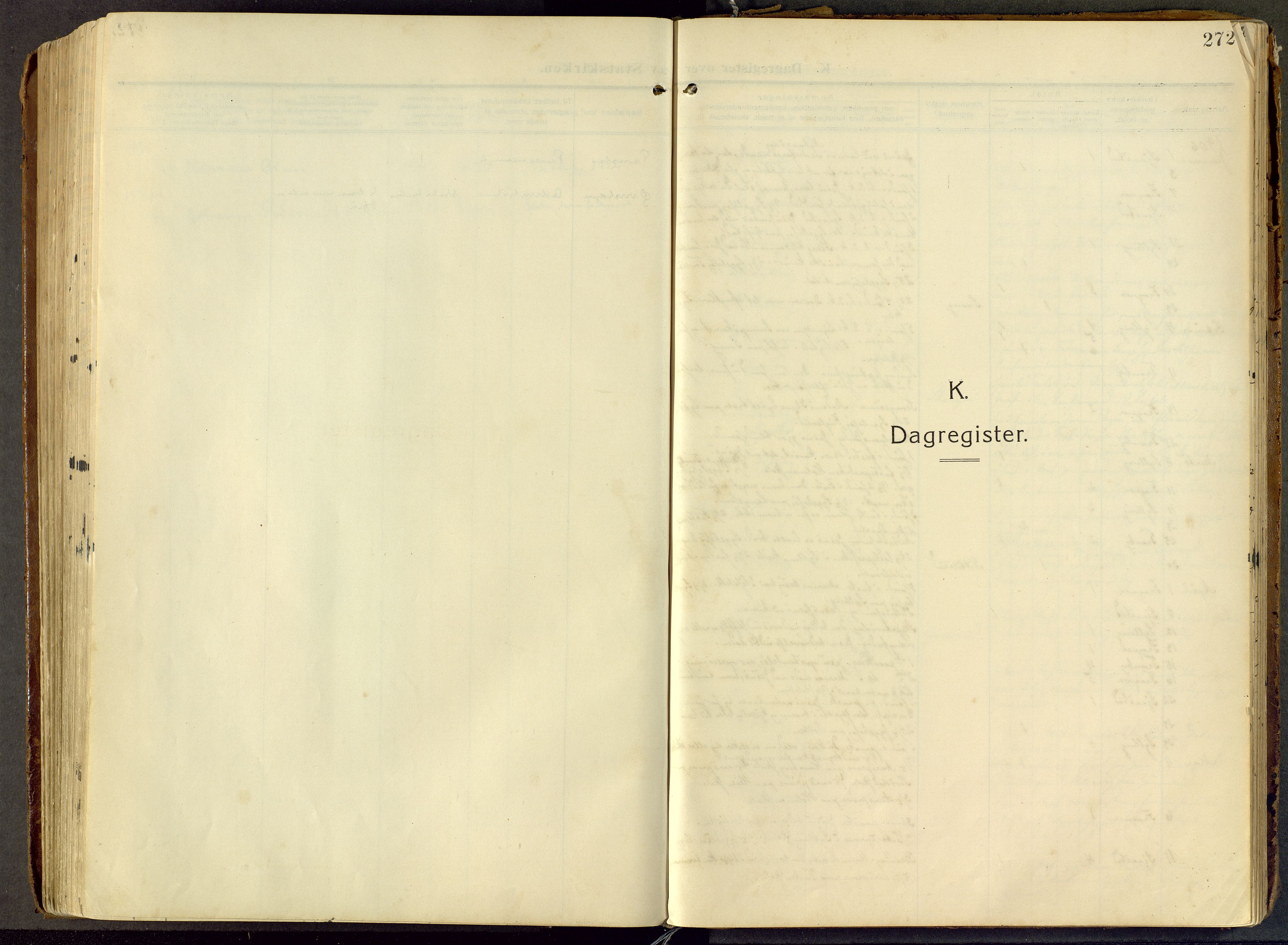 Lier kirkebøker, AV/SAKO-A-230/F/Fc/L0001: Parish register (official) no. III 1, 1906-1936, p. 272