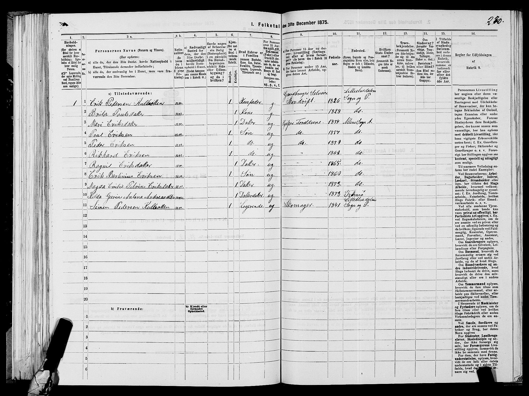 SATØ, 1875 census for 2012P Alta, 1875, p. 2230