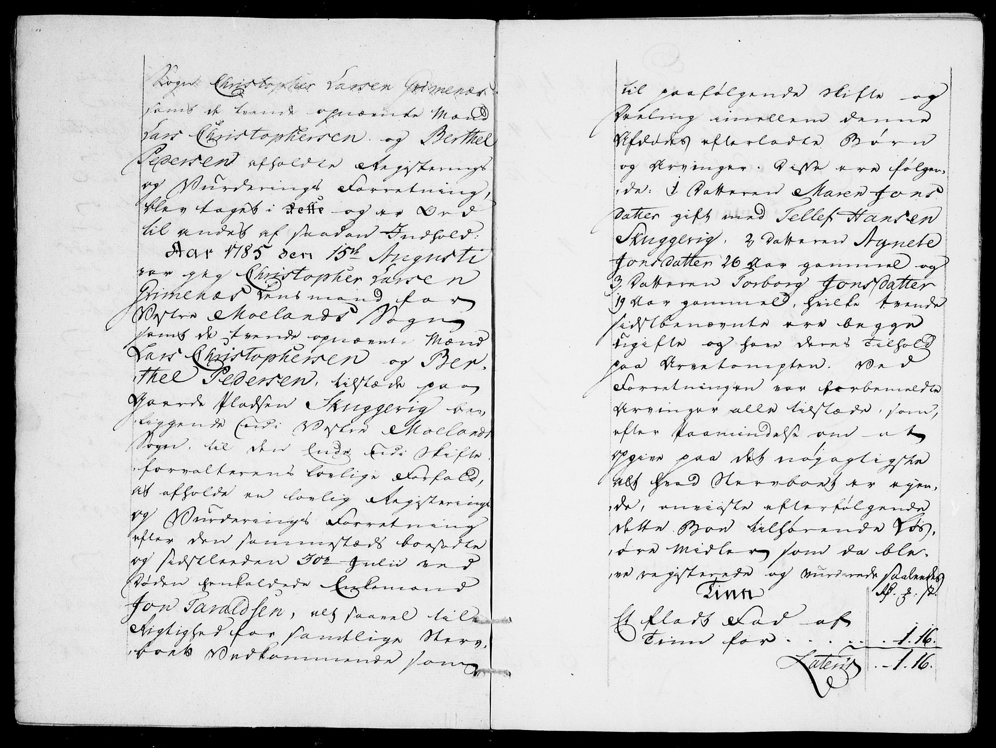 Danske Kanselli, Skapsaker, RA/EA-4061/F/L0100: Skap 16, pakke 7 VI, 1770-1787, p. 91