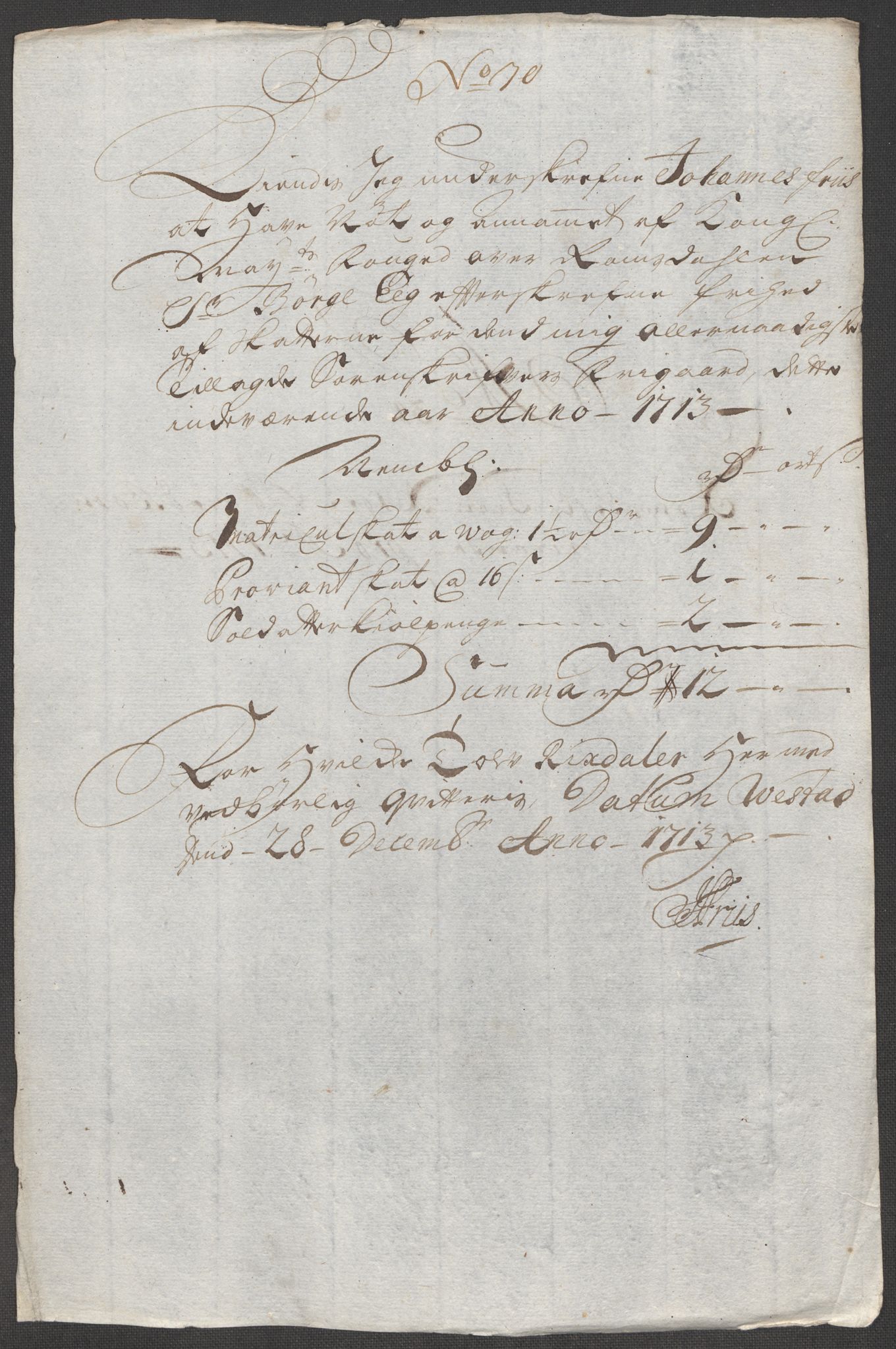 Rentekammeret inntil 1814, Reviderte regnskaper, Fogderegnskap, AV/RA-EA-4092/R55/L3662: Fogderegnskap Romsdal, 1713-1714, p. 215