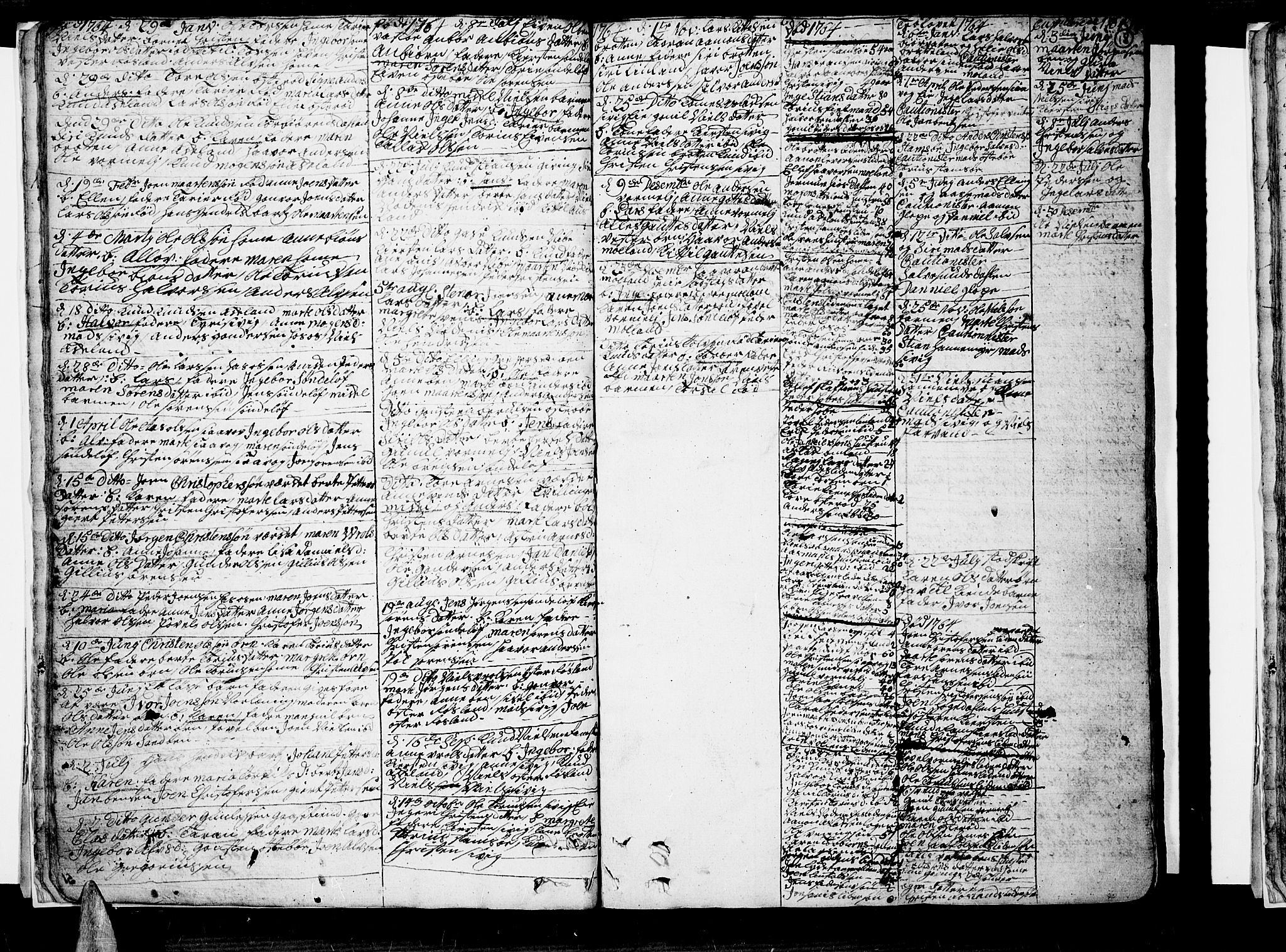 Søndeled sokneprestkontor, SAK/1111-0038/F/Fb/L0001: Parish register (copy) no. B 1, 1746-1816, p. 18