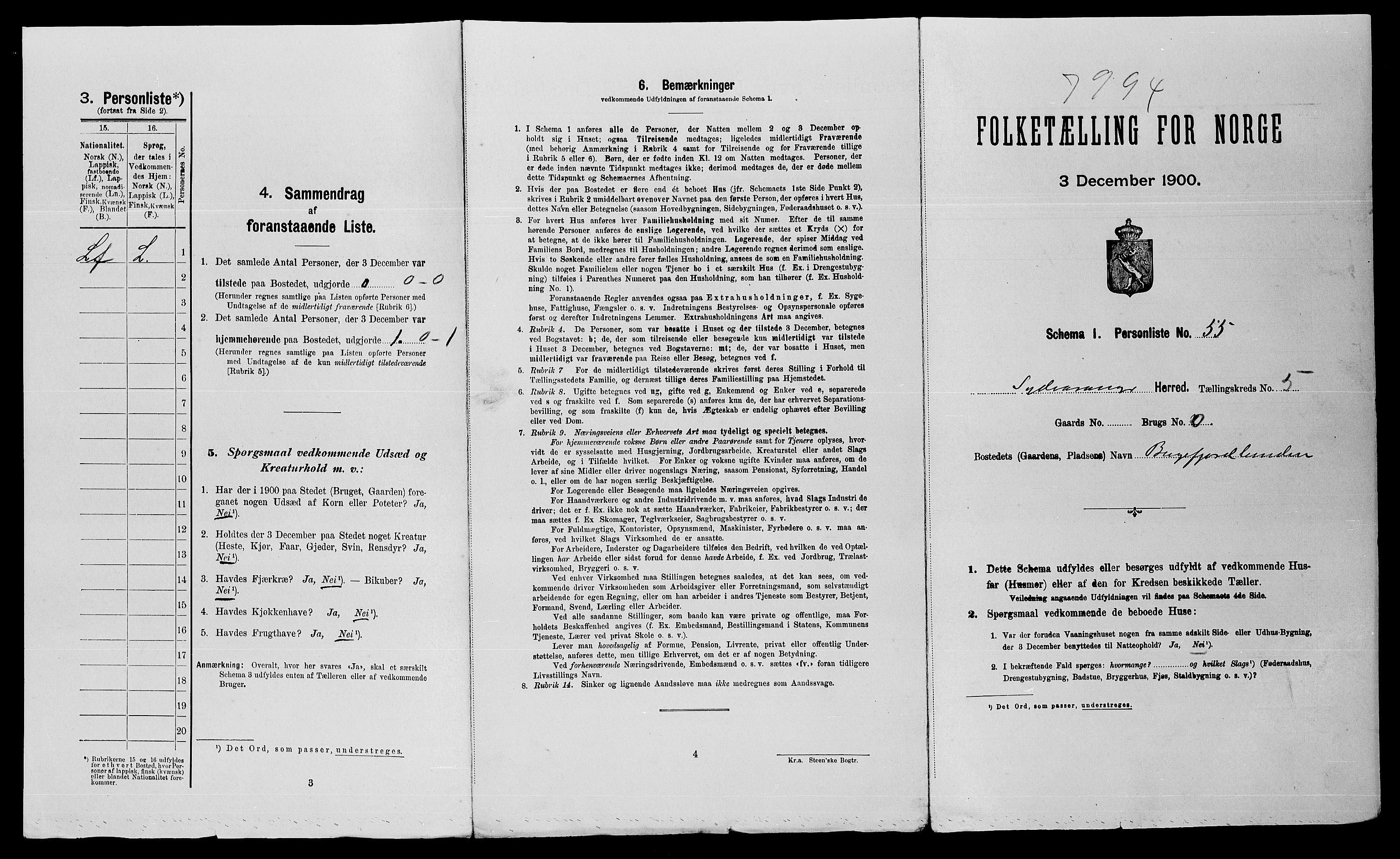 SATØ, 1900 census for Sør-Varanger, 1900, p. 474