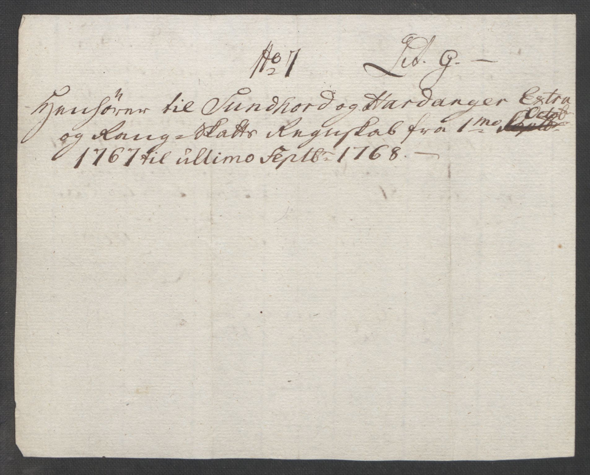 Rentekammeret inntil 1814, Reviderte regnskaper, Fogderegnskap, AV/RA-EA-4092/R48/L3136: Ekstraskatten Sunnhordland og Hardanger, 1762-1772, p. 175