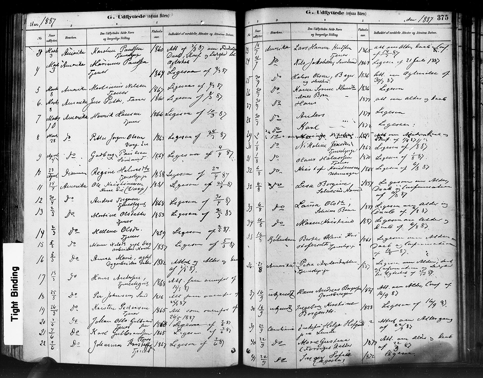 Eiker kirkebøker, SAKO/A-4/F/Fb/L0001: Parish register (official) no. II 1, 1878-1888, p. 375