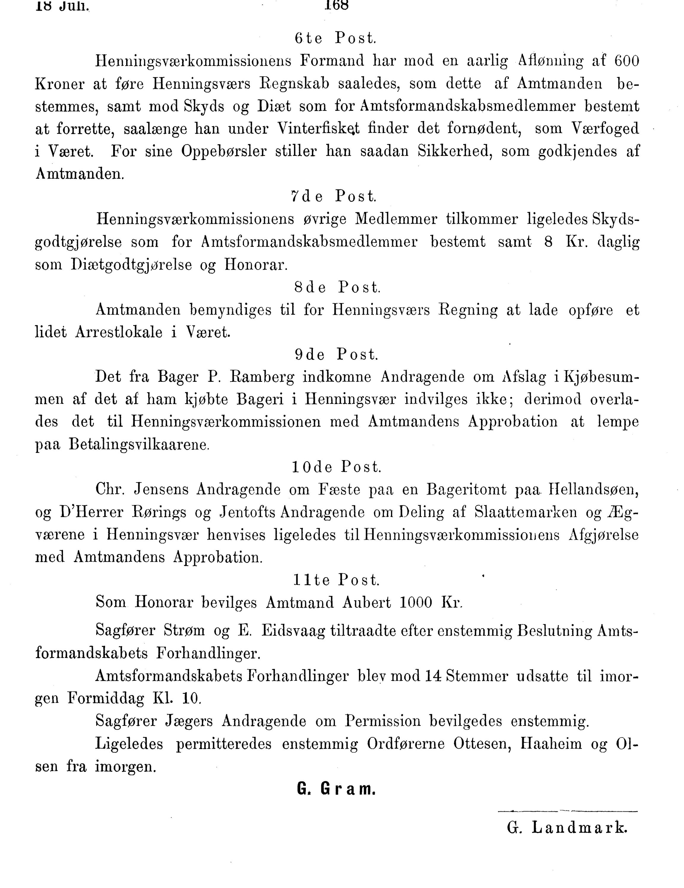 Nordland Fylkeskommune. Fylkestinget, AIN/NFK-17/176/A/Ac/L0014: Fylkestingsforhandlinger 1881-1885, 1881-1885