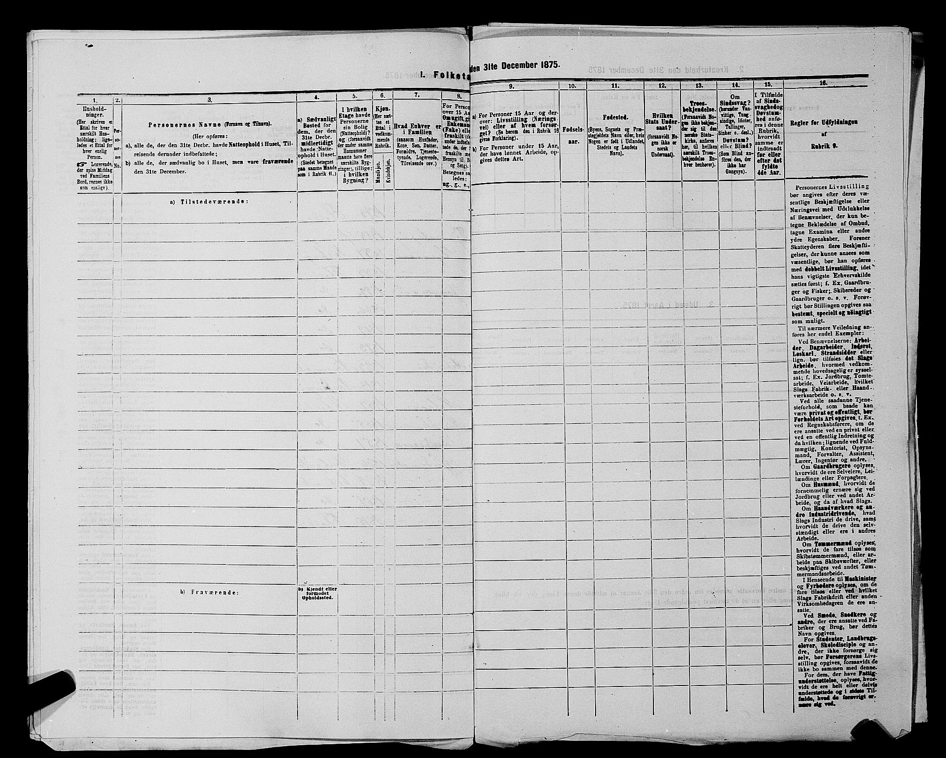 RA, 1875 census for 0101P Fredrikshald, 1875, p. 311