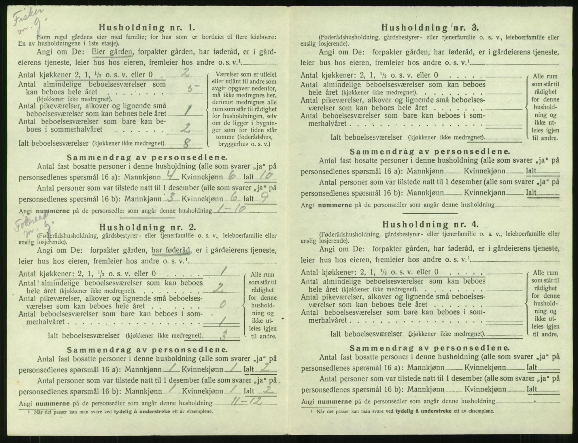 SAT, 1920 census for Haram, 1920, p. 180