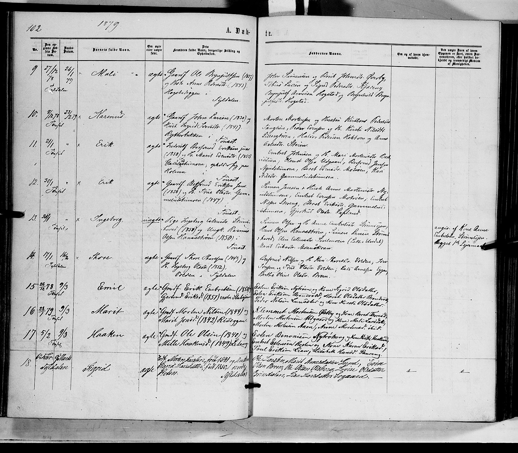 Tynset prestekontor, AV/SAH-PREST-058/H/Ha/Haa/L0021: Parish register (official) no. 21, 1863-1879, p. 102