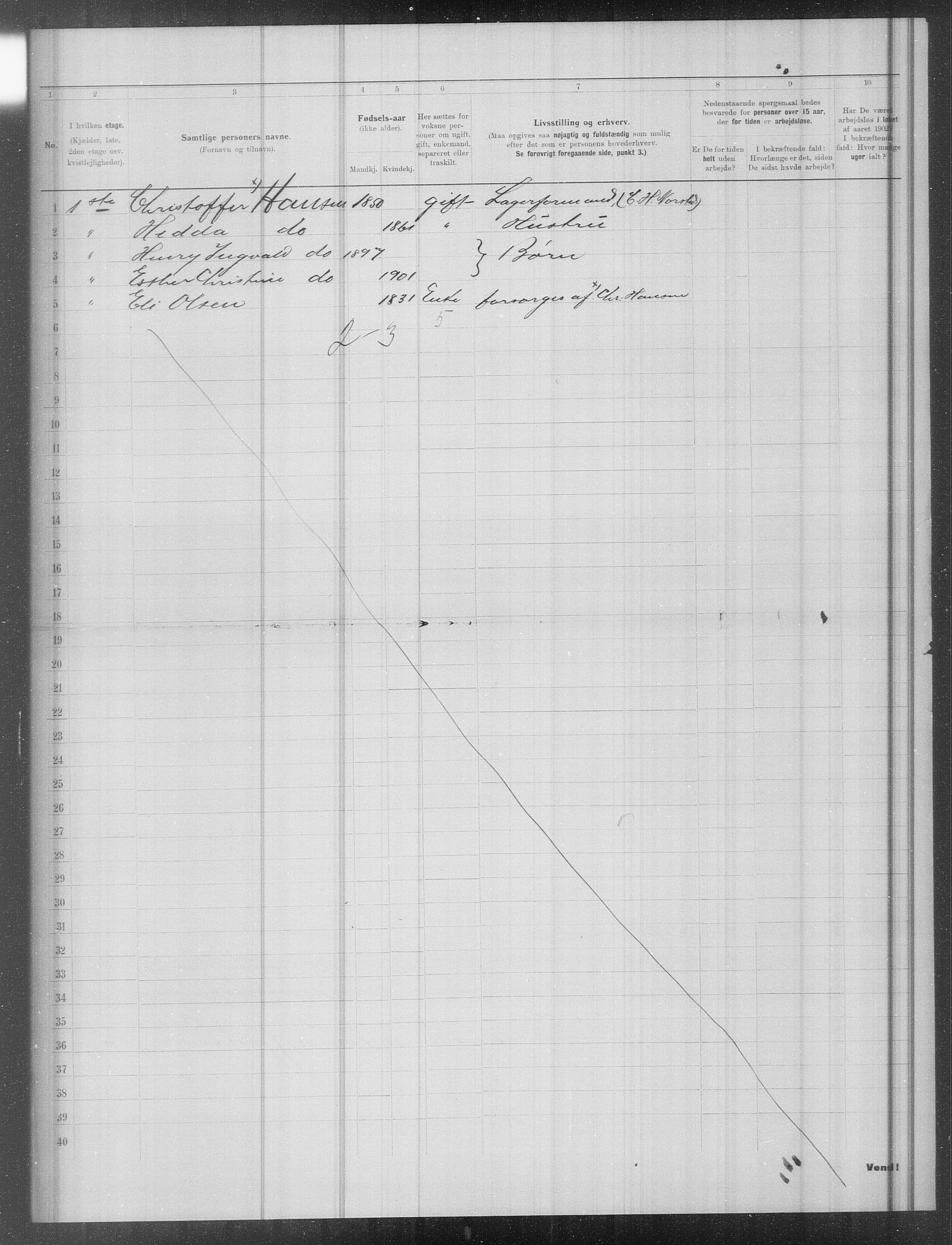 OBA, Municipal Census 1902 for Kristiania, 1902, p. 15735