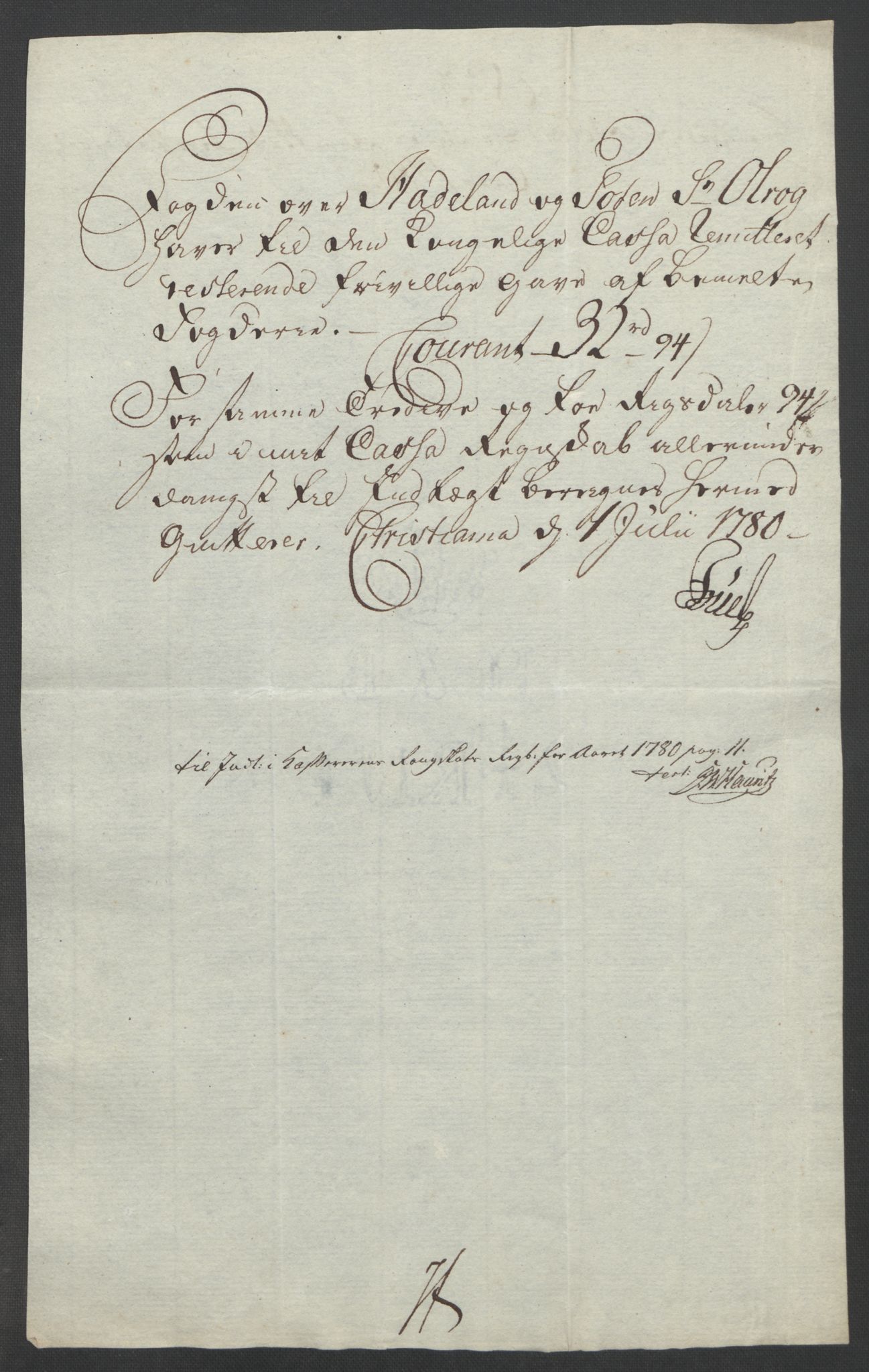 Rentekammeret inntil 1814, Reviderte regnskaper, Fogderegnskap, AV/RA-EA-4092/R19/L1399: Fogderegnskap Toten, Hadeland og Vardal, 1762-1783, p. 523