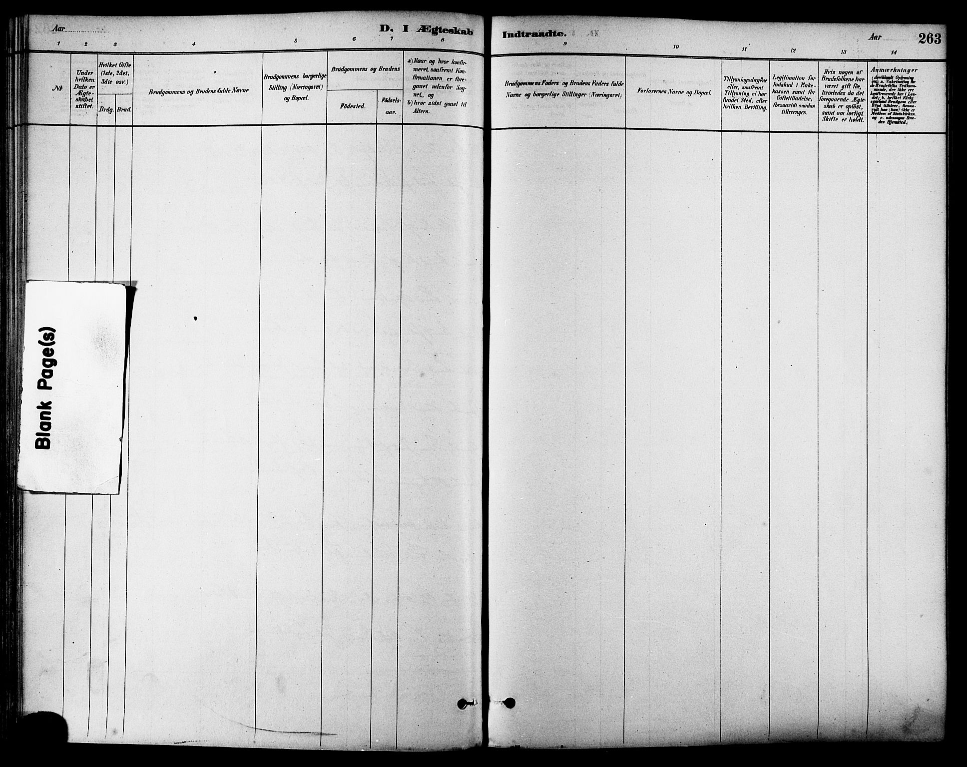 Ministerialprotokoller, klokkerbøker og fødselsregistre - Sør-Trøndelag, SAT/A-1456/630/L0496: Parish register (official) no. 630A09, 1879-1895, p. 263
