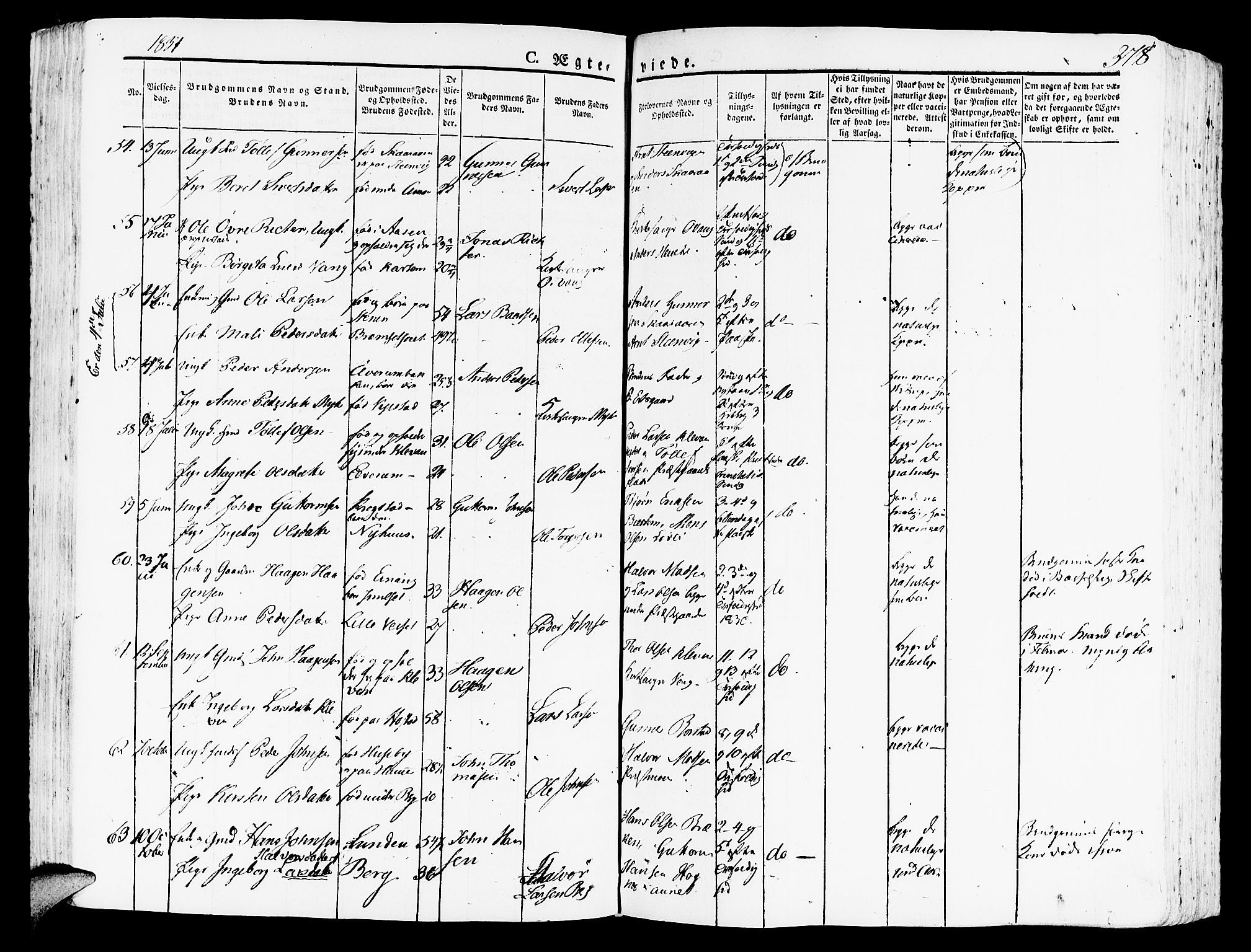 Ministerialprotokoller, klokkerbøker og fødselsregistre - Nord-Trøndelag, AV/SAT-A-1458/709/L0070: Parish register (official) no. 709A10, 1820-1832, p. 378