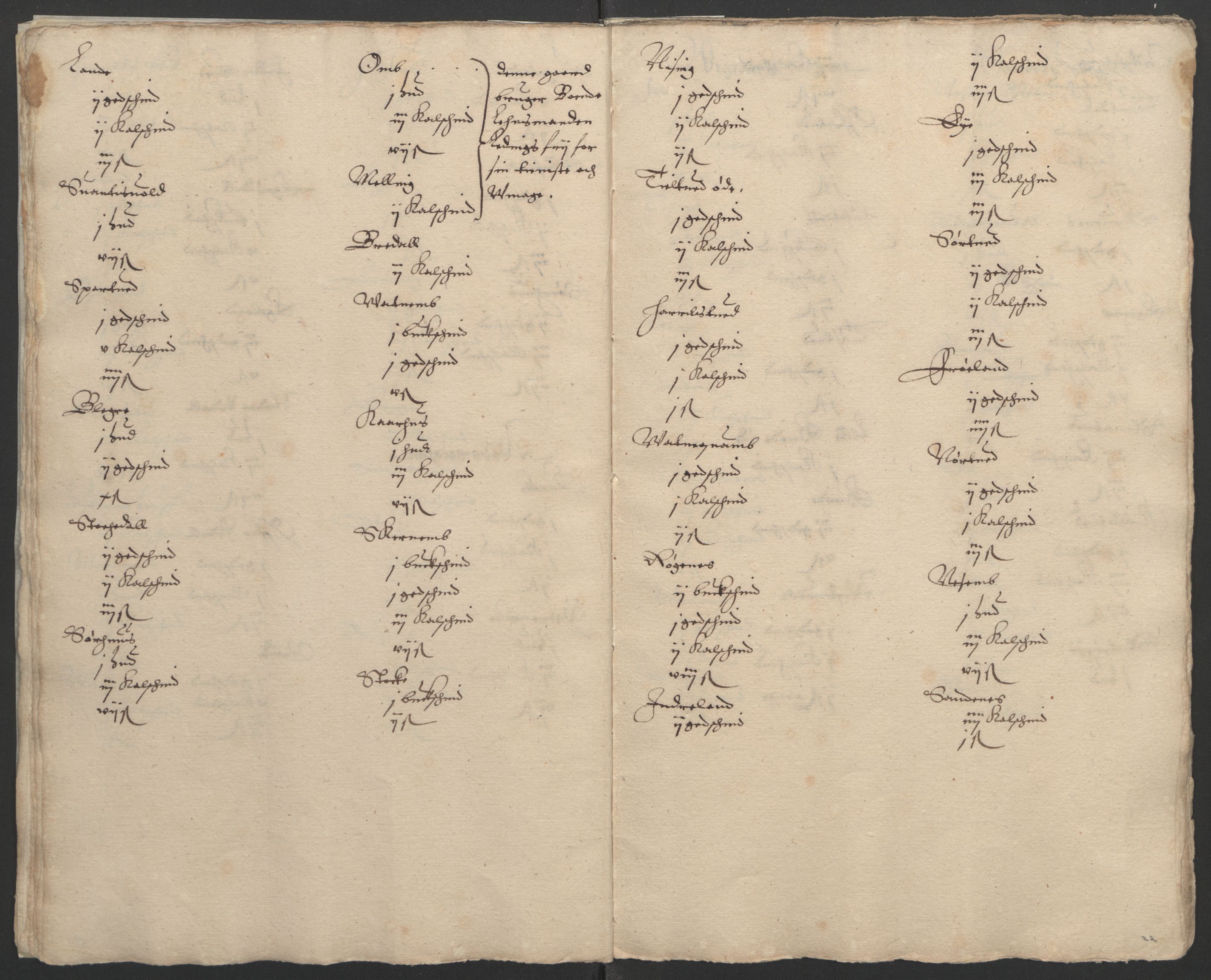 Stattholderembetet 1572-1771, AV/RA-EA-2870/Ek/L0002/0003: Jordebøker til utlikning av garnisonsskatt 1624-1626: / Jordebøker for Stavanger len, 1624-1626, p. 24