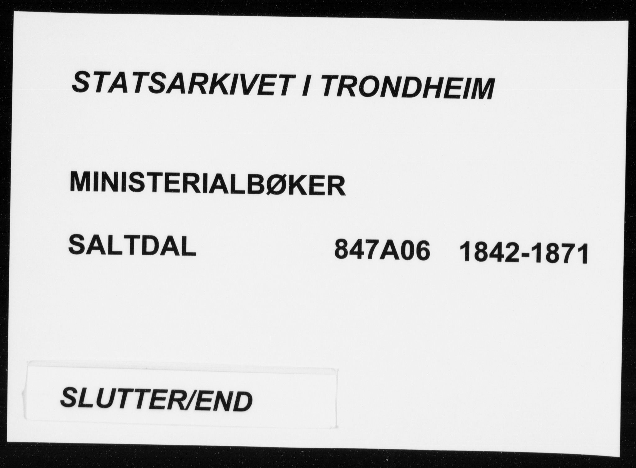 Ministerialprotokoller, klokkerbøker og fødselsregistre - Nordland, AV/SAT-A-1459/847/L0666: Parish register (official) no. 847A06, 1842-1871