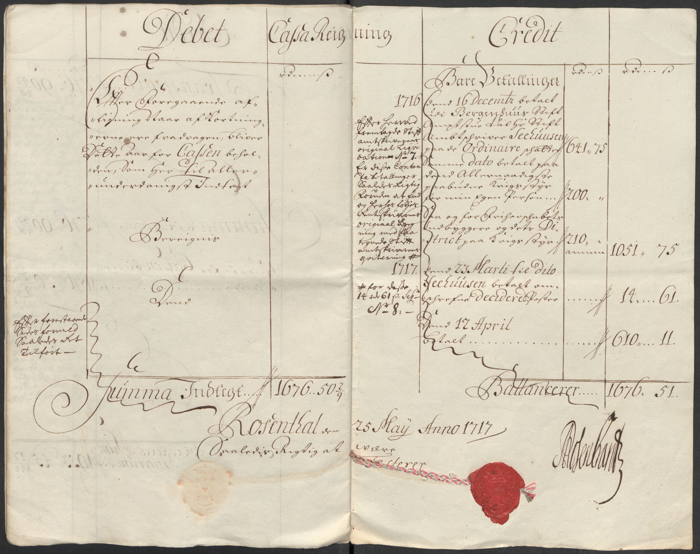 Rentekammeret inntil 1814, Reviderte regnskaper, Fogderegnskap, AV/RA-EA-4092/R49/L3139: Fogderegnskap Rosendal Baroni, 1715-1717, p. 117