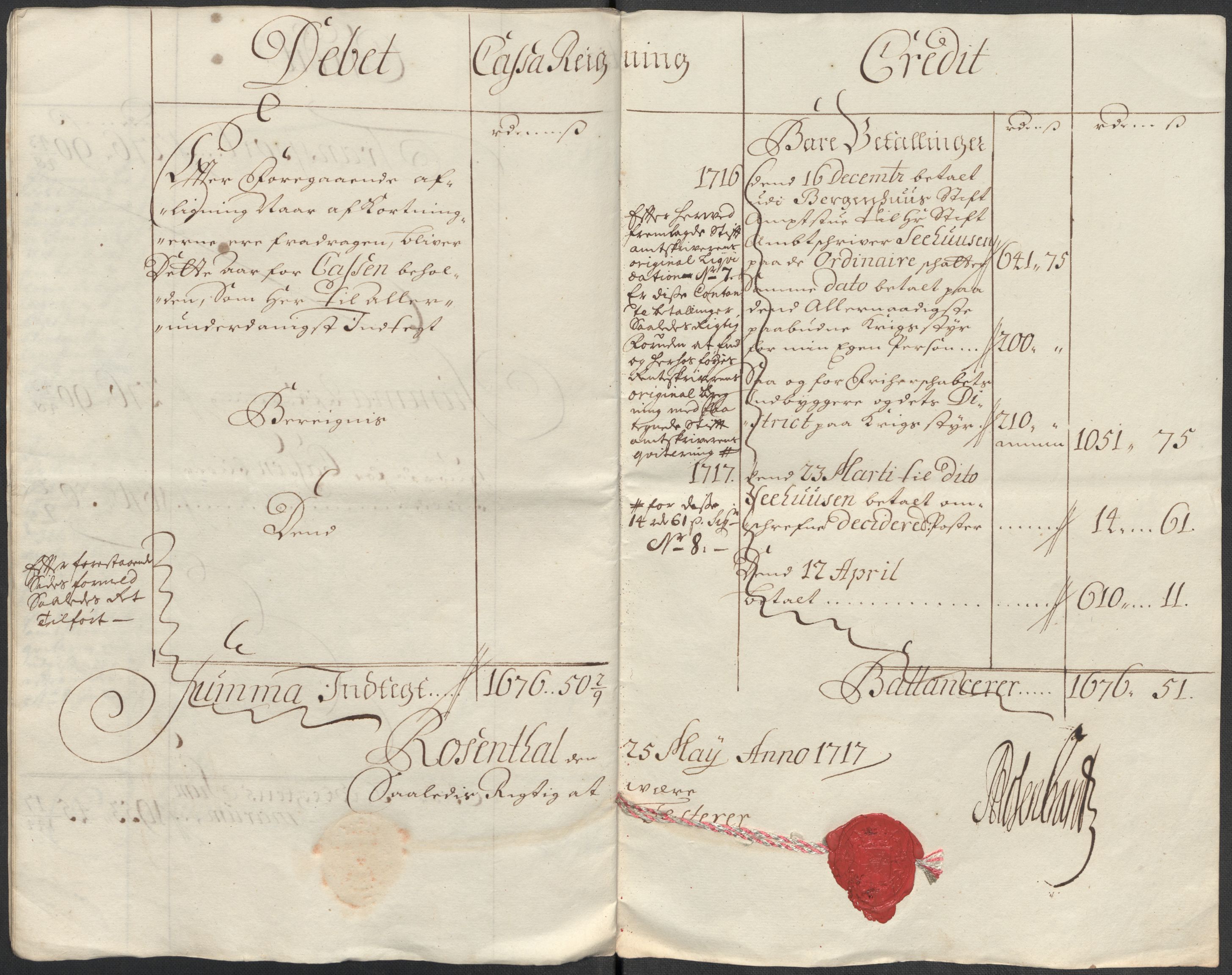 Rentekammeret inntil 1814, Reviderte regnskaper, Fogderegnskap, RA/EA-4092/R49/L3139: Fogderegnskap Rosendal Baroni, 1715-1717, p. 117