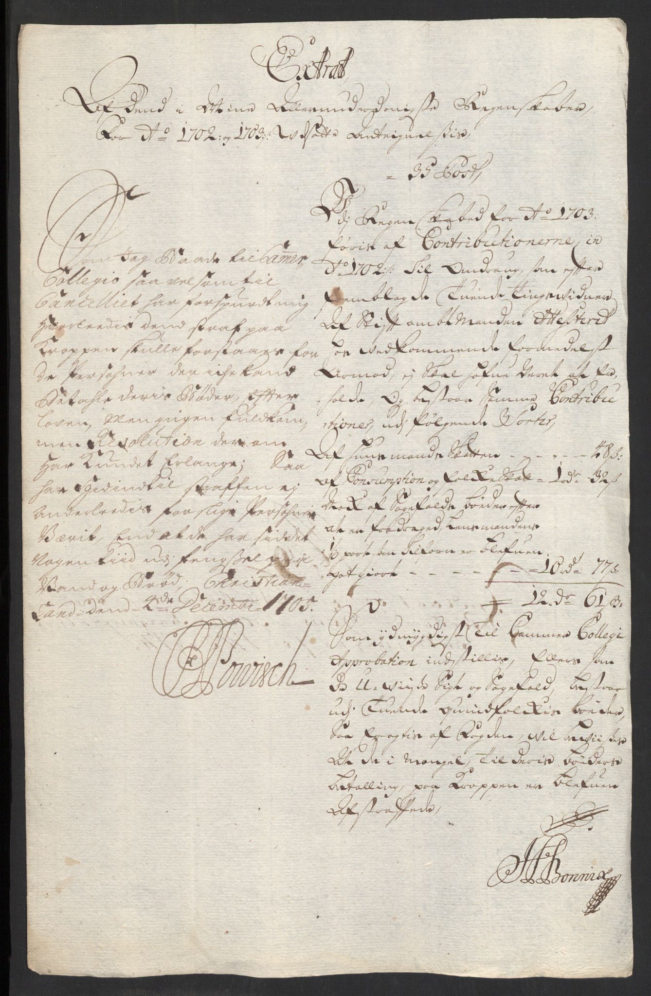 Rentekammeret inntil 1814, Reviderte regnskaper, Fogderegnskap, AV/RA-EA-4092/R39/L2316: Fogderegnskap Nedenes, 1702-1703, p. 401