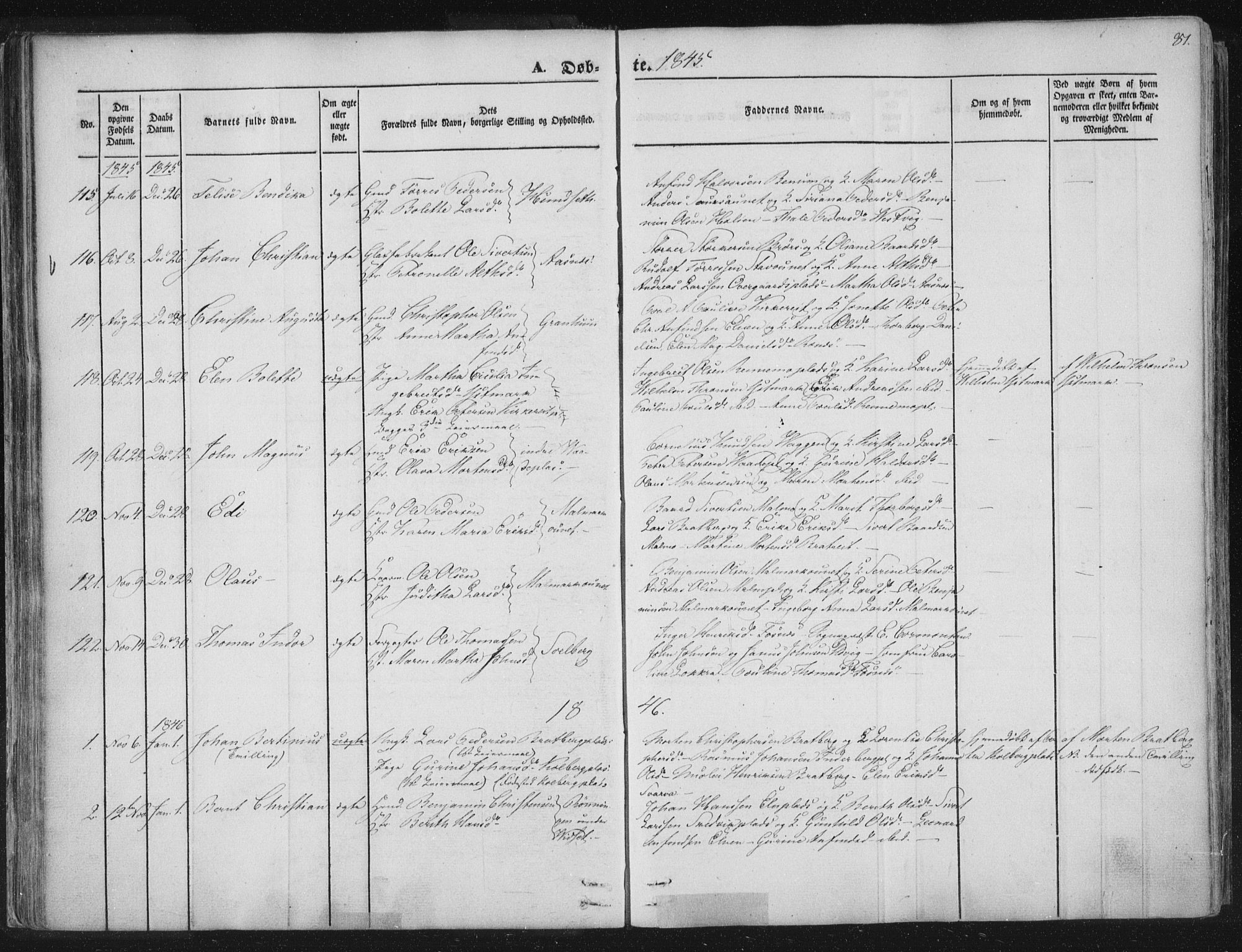Ministerialprotokoller, klokkerbøker og fødselsregistre - Nord-Trøndelag, AV/SAT-A-1458/741/L0392: Parish register (official) no. 741A06, 1836-1848, p. 81