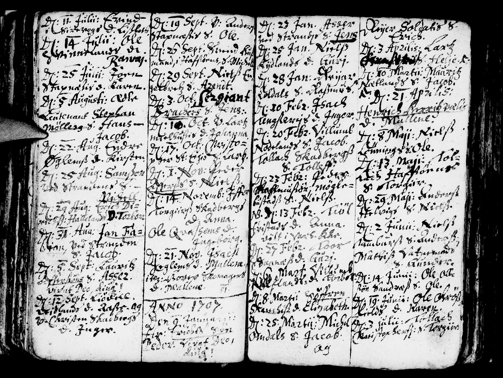 Eigersund sokneprestkontor, AV/SAST-A-101807/S08/L0001: Parish register (official) no. A 1, 1664-1717