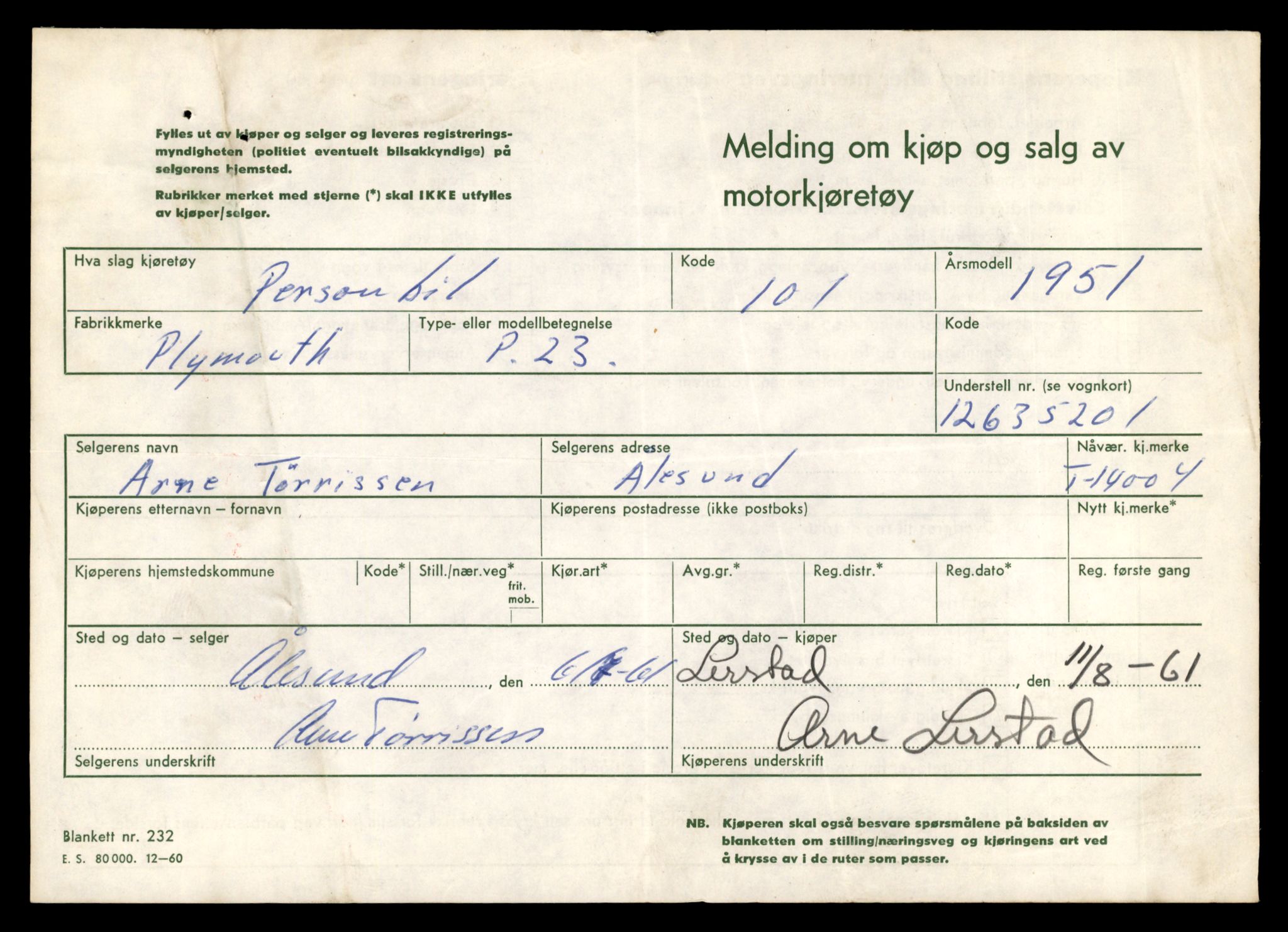 Møre og Romsdal vegkontor - Ålesund trafikkstasjon, AV/SAT-A-4099/F/Fe/L0042: Registreringskort for kjøretøy T 13906 - T 14079, 1927-1998, p. 1337