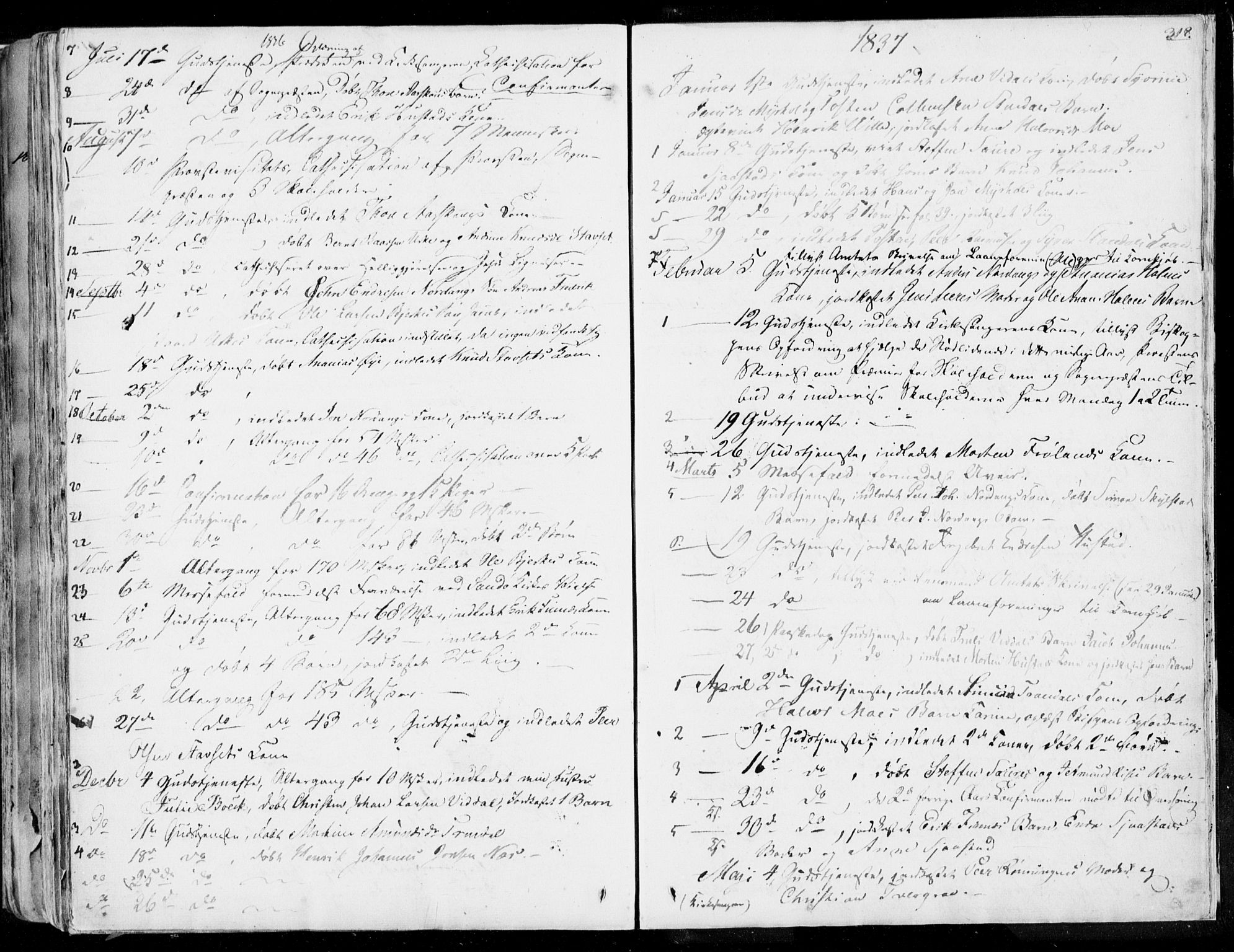 Ministerialprotokoller, klokkerbøker og fødselsregistre - Møre og Romsdal, SAT/A-1454/515/L0208: Parish register (official) no. 515A04, 1830-1846, p. 318