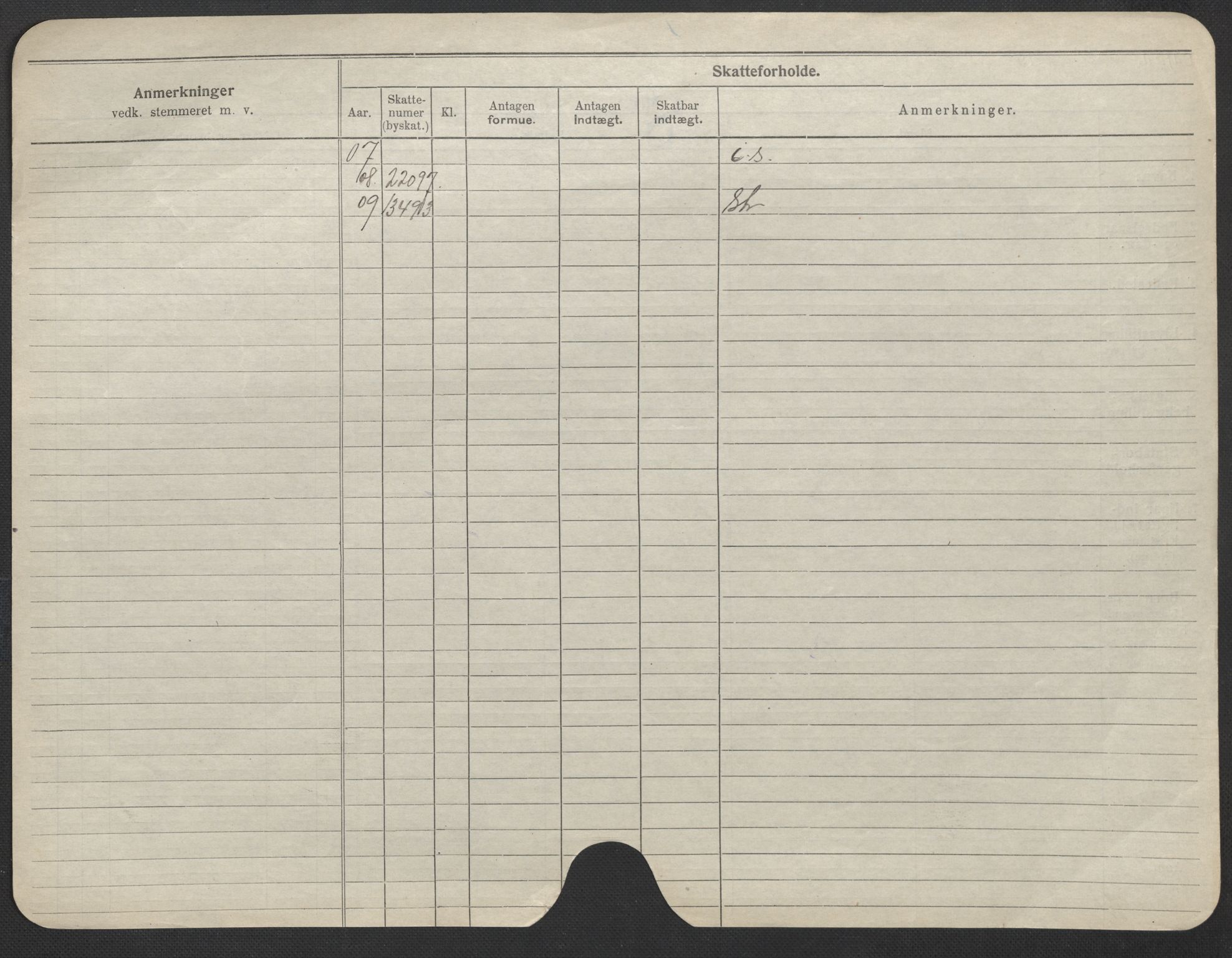 Oslo folkeregister, Registerkort, AV/SAO-A-11715/F/Fa/Fac/L0024: Kvinner, 1906-1914, p. 13b