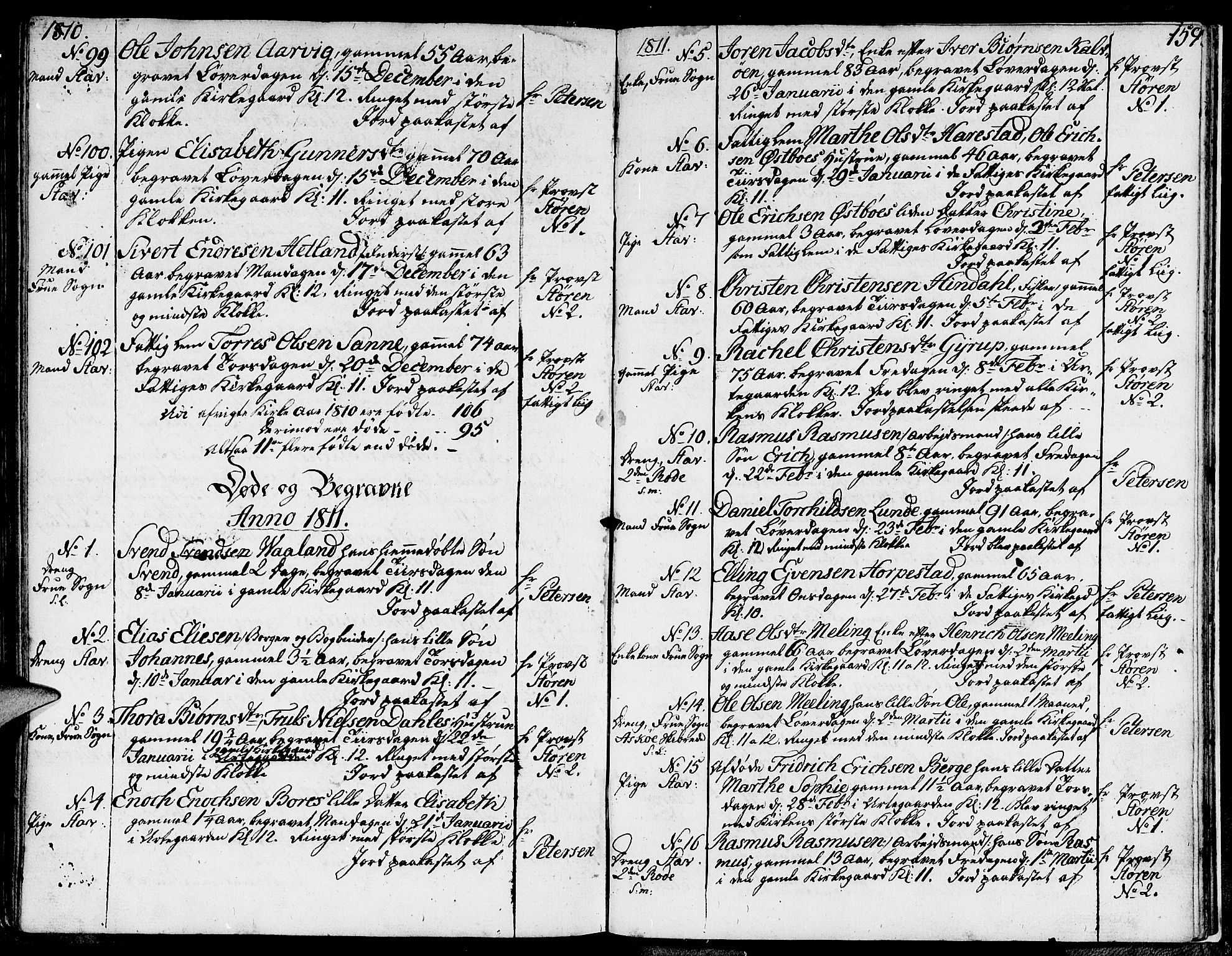 Domkirken sokneprestkontor, SAST/A-101812/001/30/30BA/L0007: Parish register (official) no. A 7, 1789-1815, p. 159