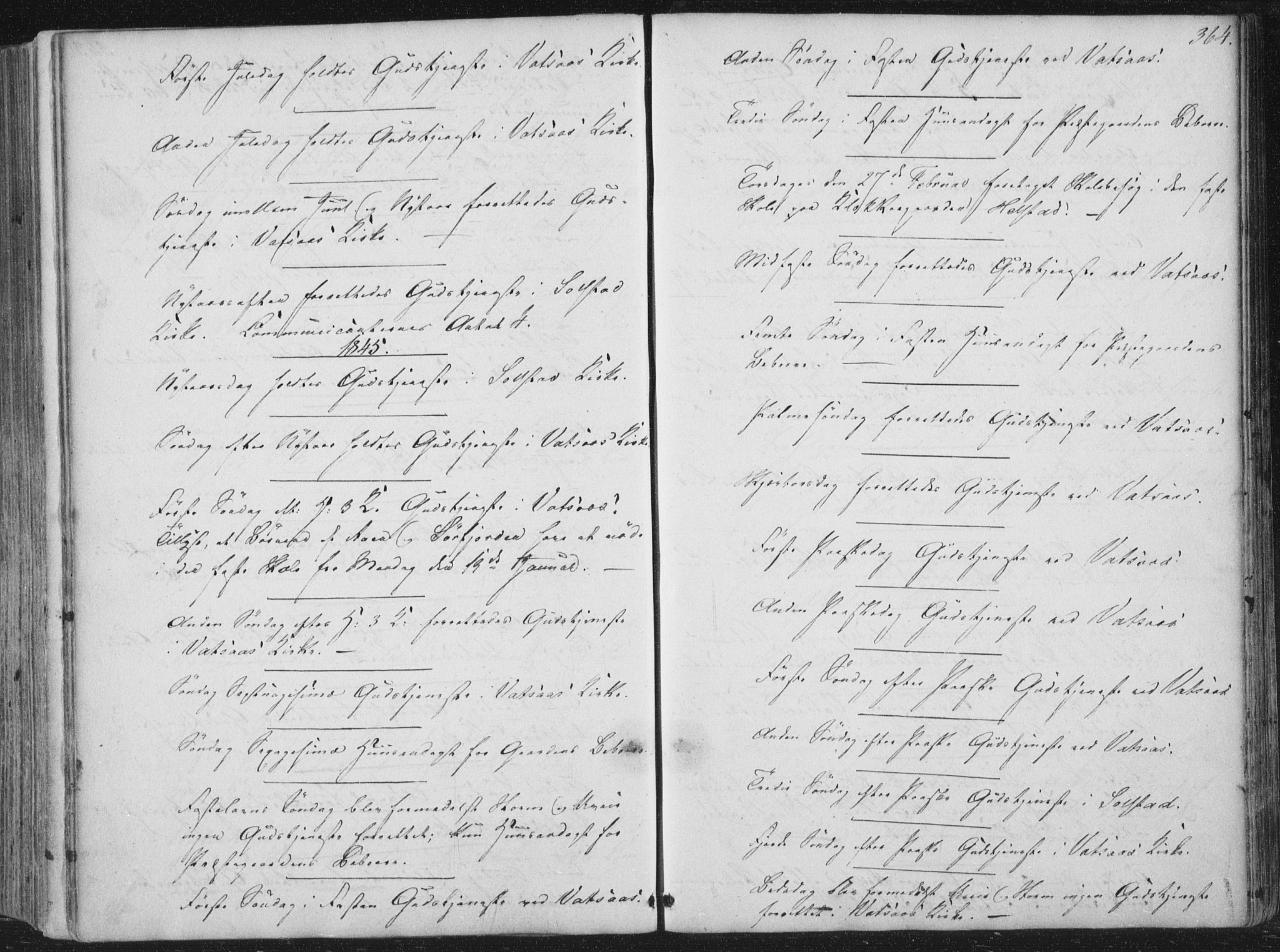 Ministerialprotokoller, klokkerbøker og fødselsregistre - Nordland, AV/SAT-A-1459/810/L0144: Parish register (official) no. 810A07 /1, 1841-1862, p. 364