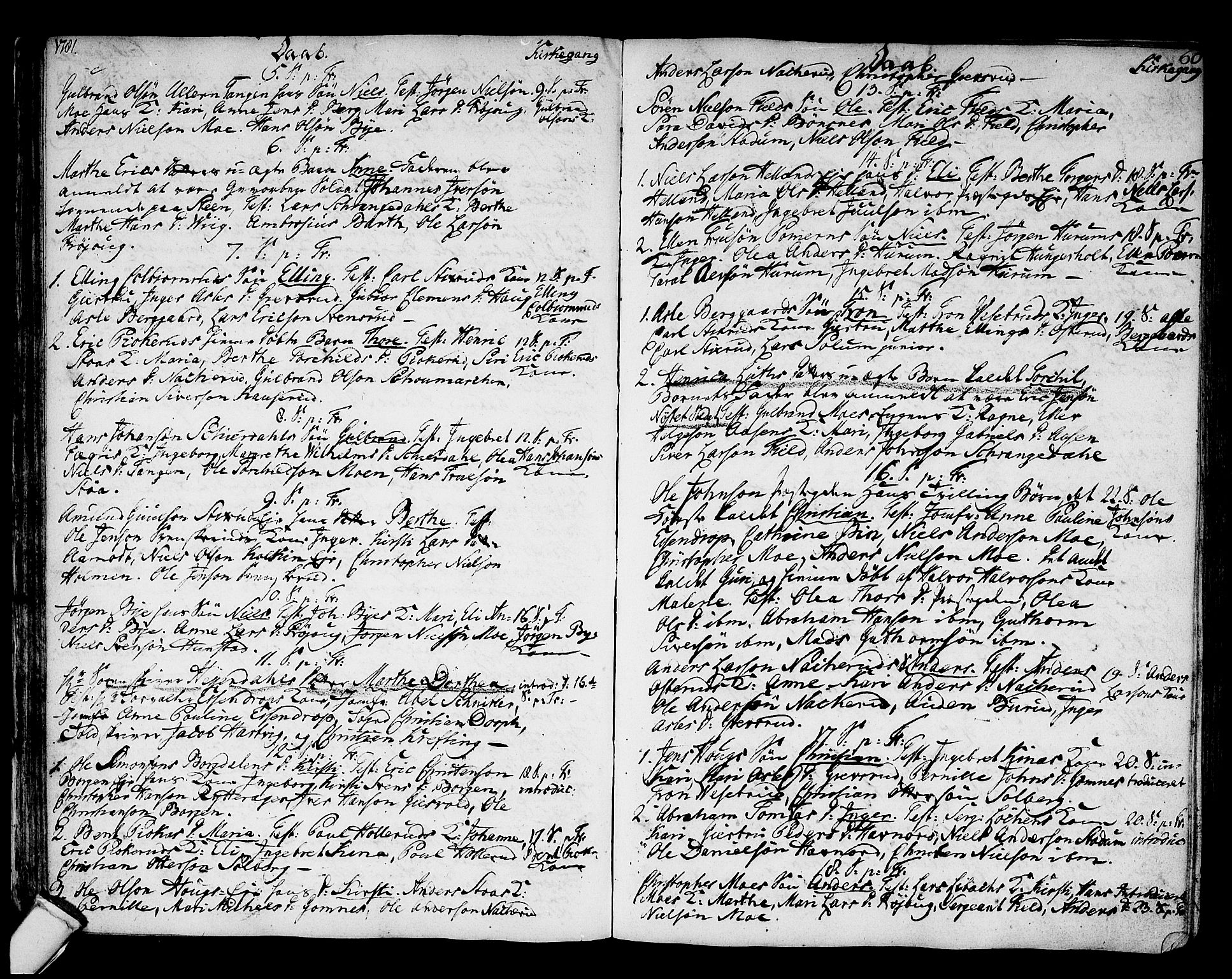 Hole kirkebøker, SAKO/A-228/F/Fa/L0002: Parish register (official) no. I 2, 1766-1814, p. 60