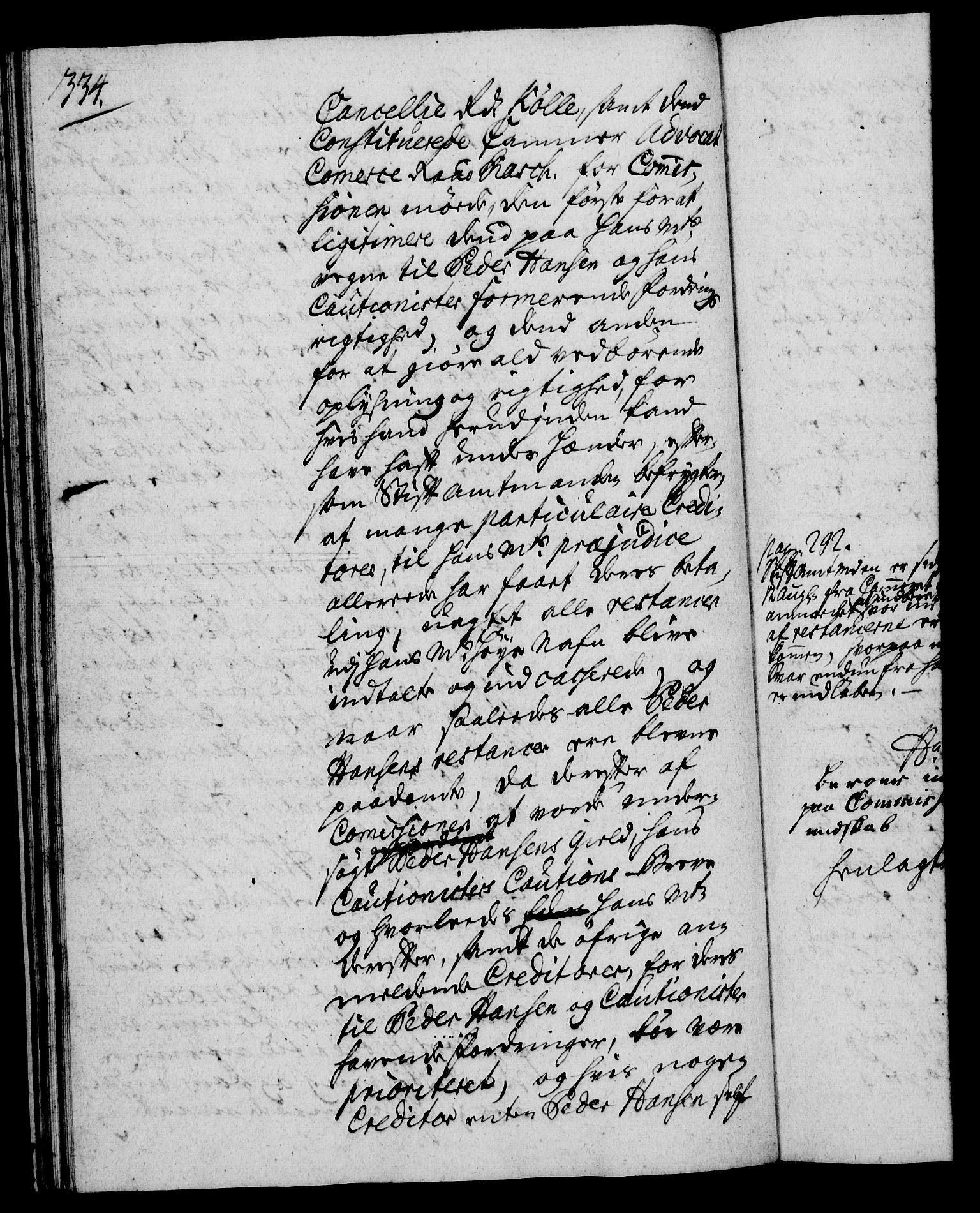 Rentekammeret, Kammerkanselliet, AV/RA-EA-3111/G/Gh/Gha/L0022: Norsk ekstraktmemorialprotokoll (merket RK 53.67), 1739-1741, p. 334