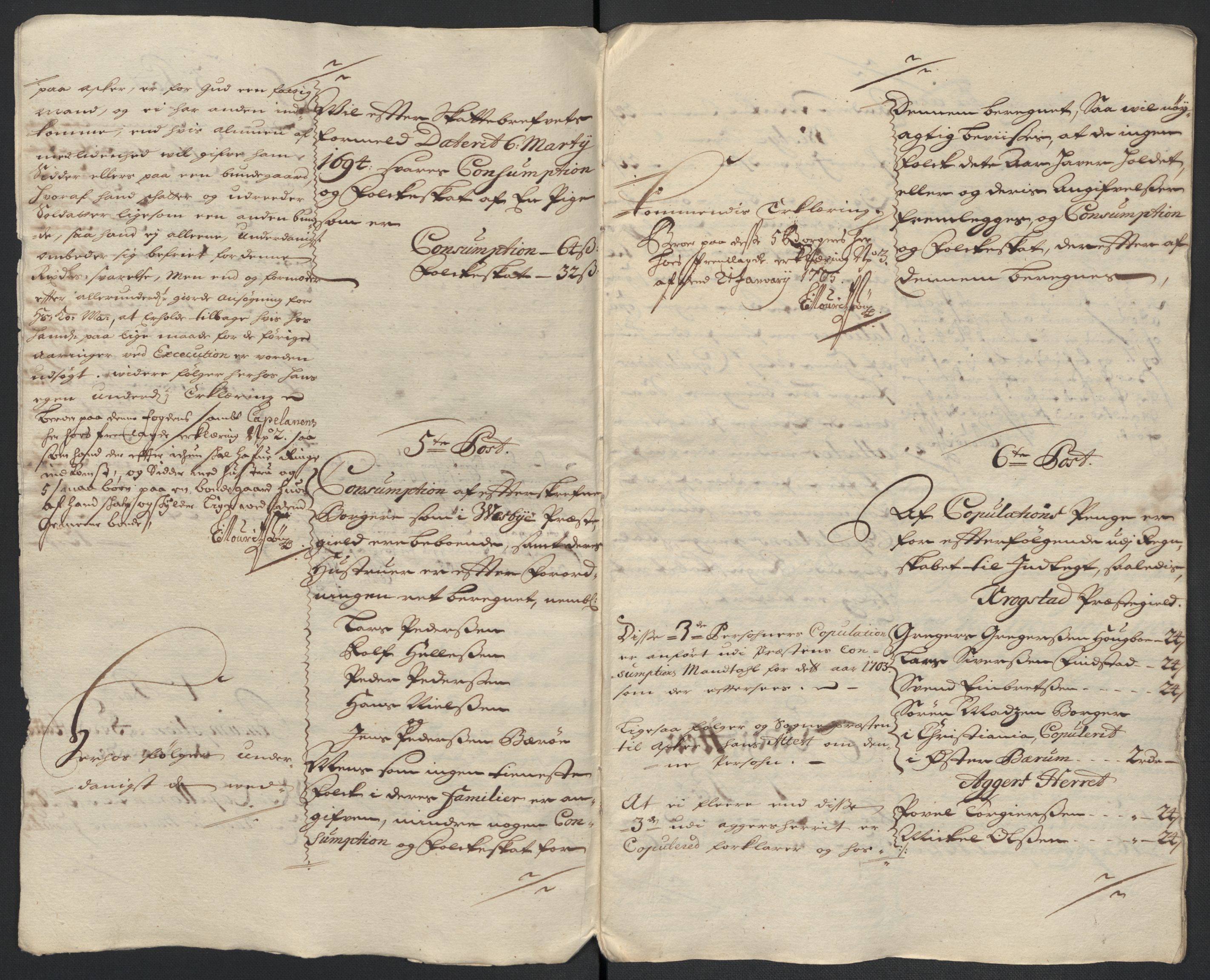 Rentekammeret inntil 1814, Reviderte regnskaper, Fogderegnskap, AV/RA-EA-4092/R10/L0445: Fogderegnskap Aker og Follo, 1703-1704, p. 261