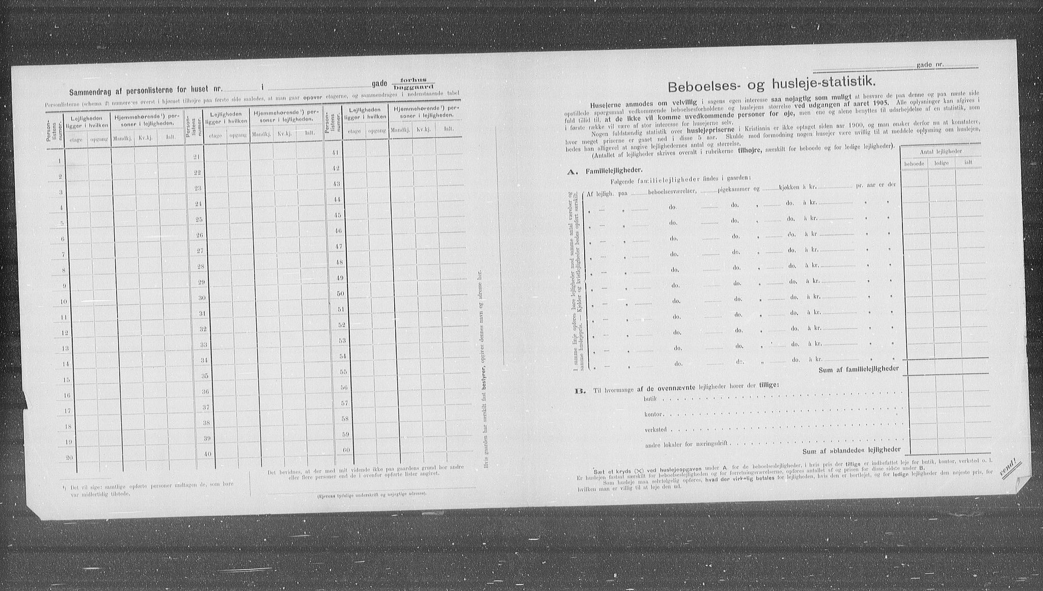 OBA, Municipal Census 1905 for Kristiania, 1905, p. 53197